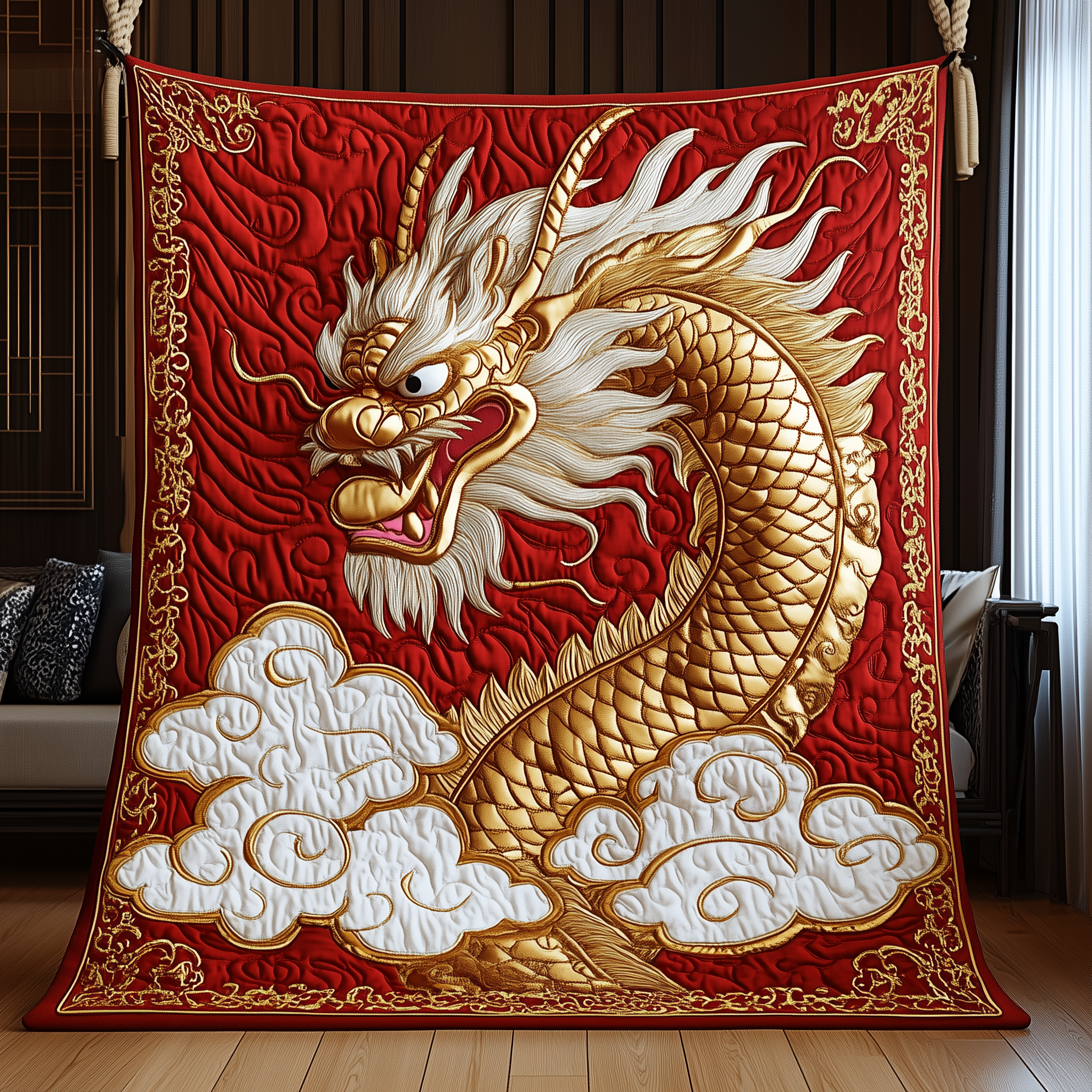 Mighty Dragon Quilted Blanket Nice Throw Blankets Dragon Gifts For Her Mighty Dragon Quilted Blanket Nice Throw Blankets Dragon Gifts For Her