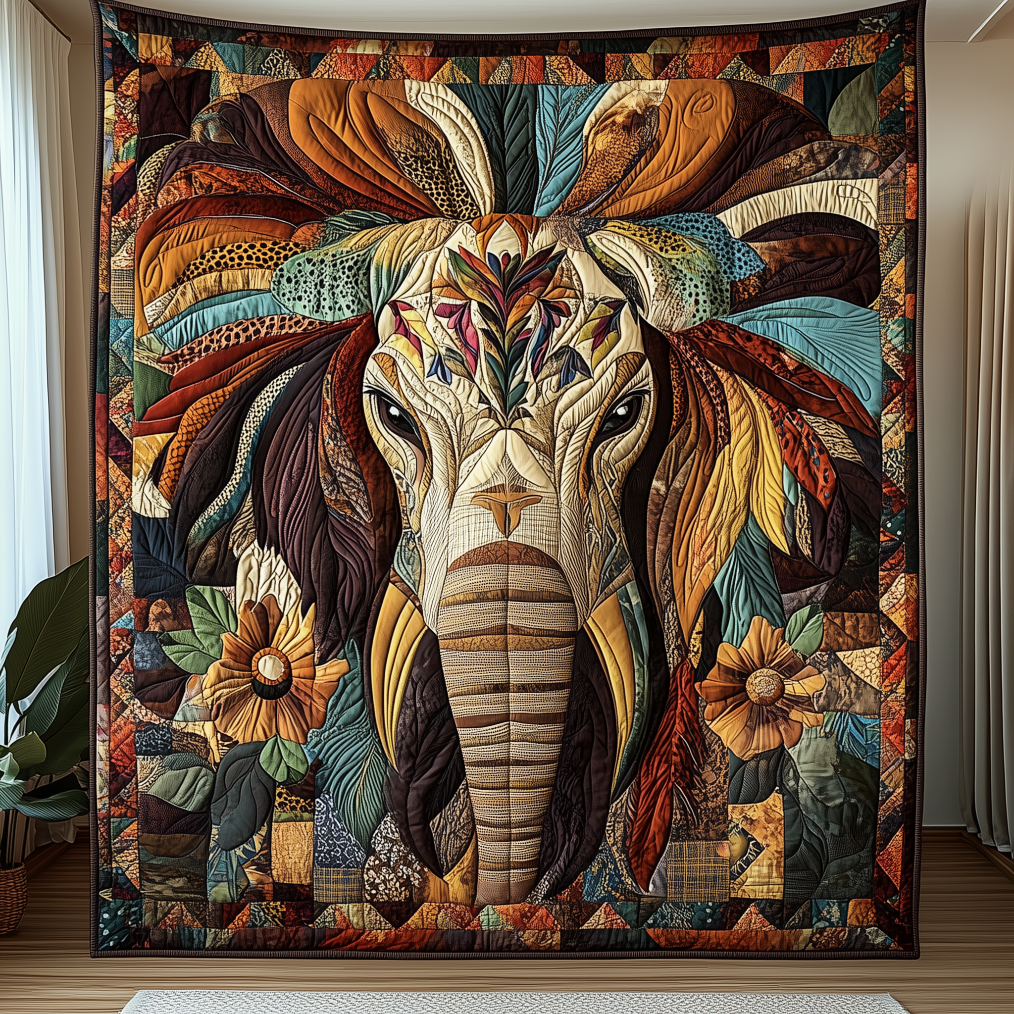 Mighty Elephant Quilted Blanket Enjoy Tailored Comfort with Our Exclusive Blanket Mighty Elephant Quilted Blanket Enjoy Tailored Comfort with Our Exclusive Blanket