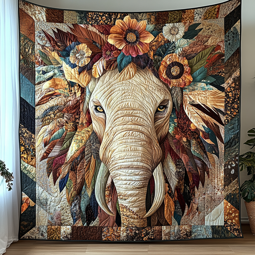 Mighty Elephant Quilted Blanket Enjoy Tailored Comfort with Our Exclusive Blanket Mighty Elephant Quilted Blanket Enjoy Tailored Comfort with Our Exclusive Blanket
