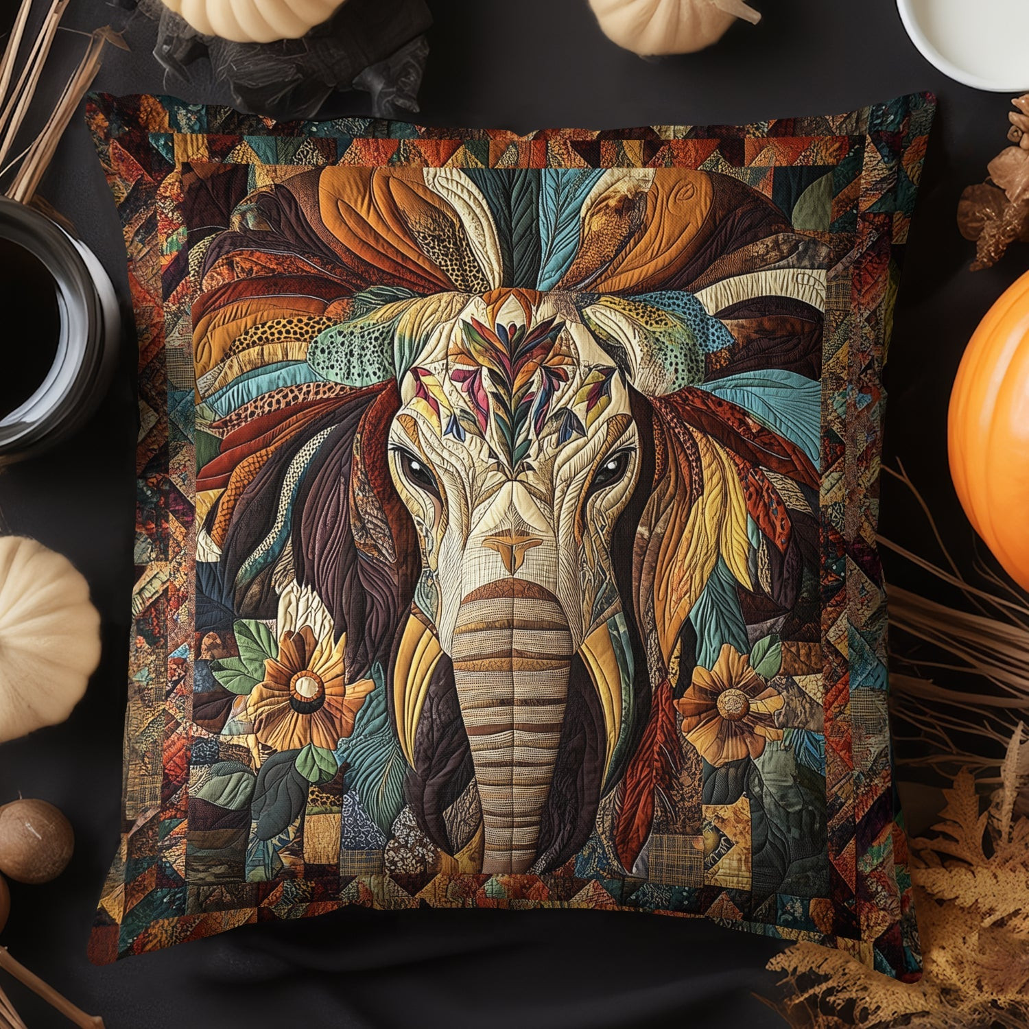 Mighty Elephant Quilted Quilted Pillow Case Start and End Your Day with Pillow Cases You Love Mighty Elephant Quilted Quilted Pillow Case Start and End Your Day with Pillow Cases You Love