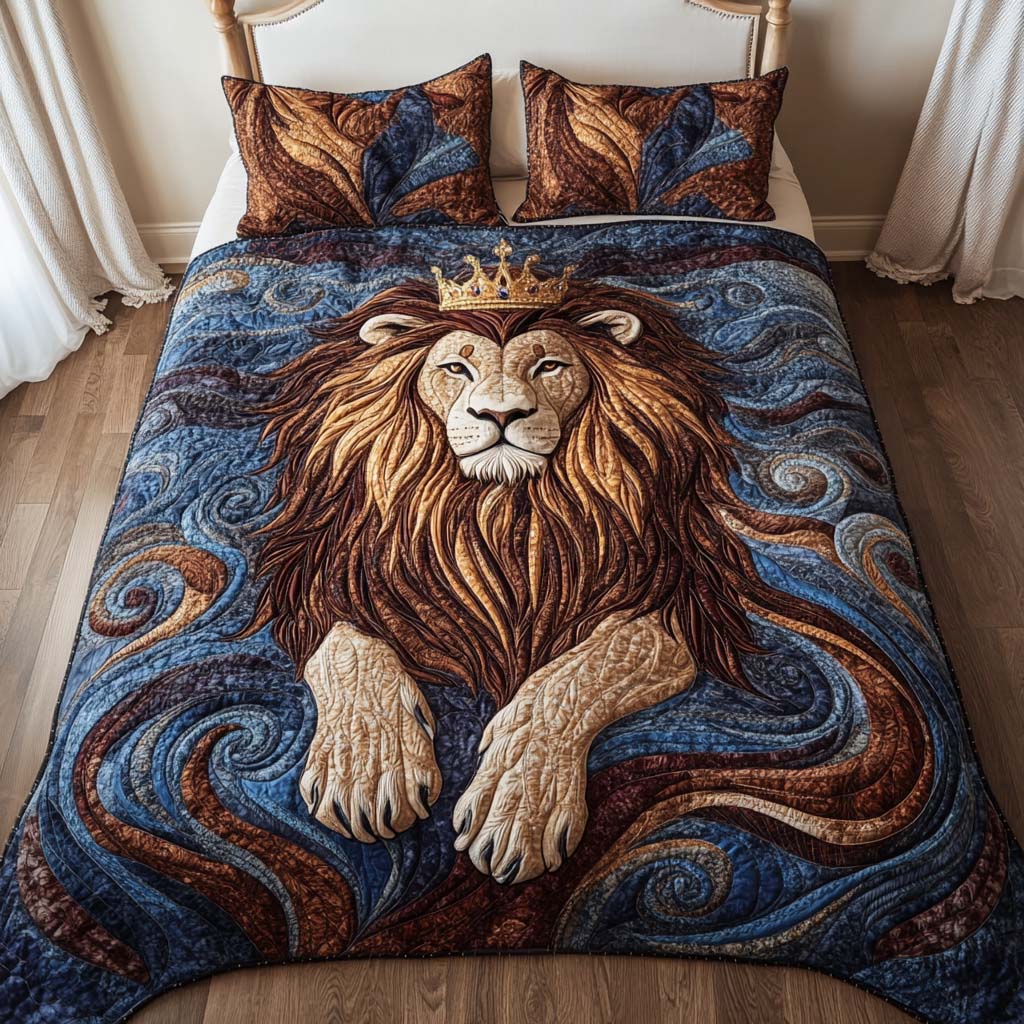 Mighty Roar Quilted Bedding Set Unique Lion Gifts Mighty Roar Quilted Bedding Set Unique Lion Gifts