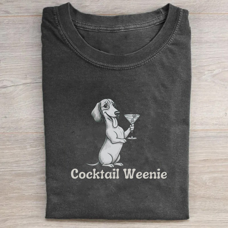 Mischievous Dachshund Cocktail Weenie T-shirt Mother's Day Gift Ideas For Wife Mischievous Dachshund Cocktail Weenie T-shirt Mother's Day Gift Ideas For Wife