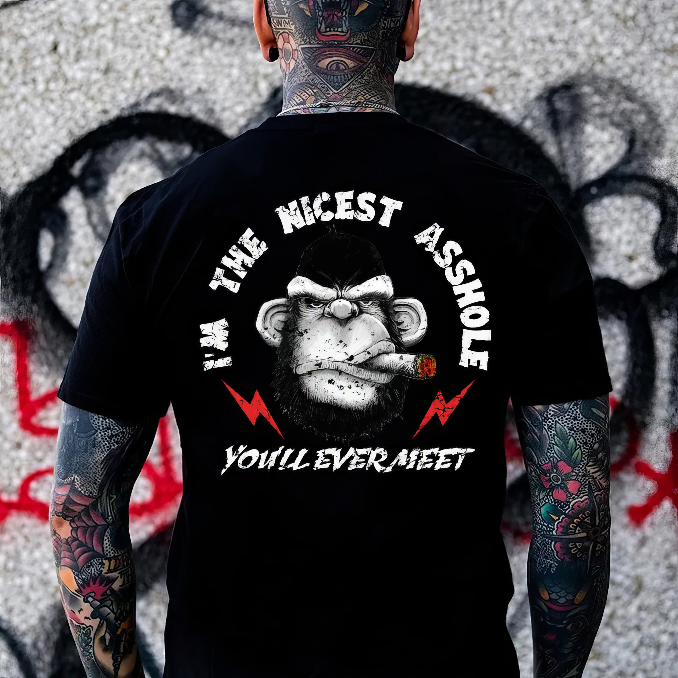 Monkey I'M The Nicest Asshole You'Ll Ever Meet T-Shirt Useful Gifts For Dad Monkey I'M The Nicest Asshole You'Ll Ever Meet T-Shirt Useful Gifts For Dad