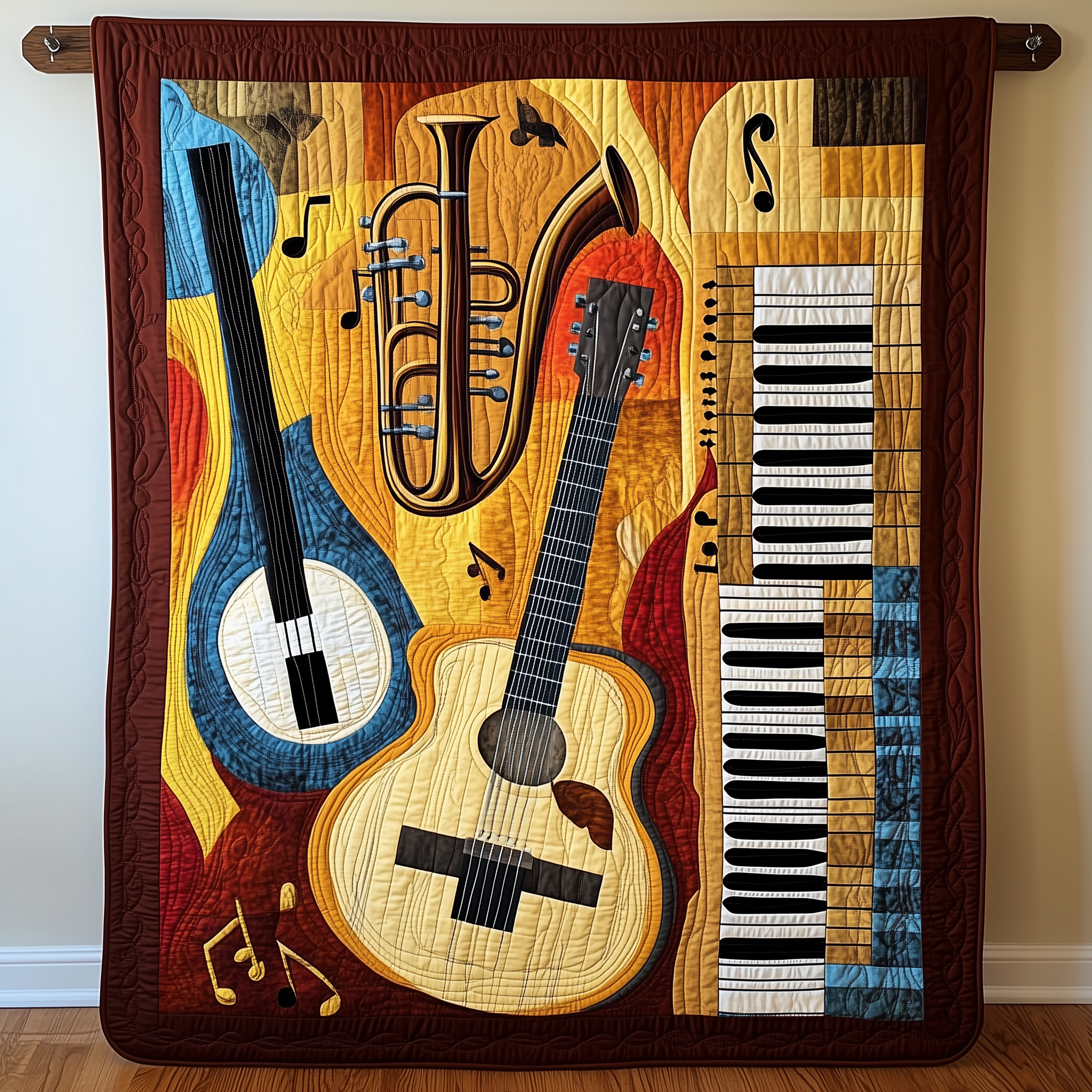 Music Symphony Quilted Blanket Enjoy Cozy Moments Together with the Perfect Blanket Music Symphony Quilted Blanket Enjoy Cozy Moments Together with the Perfect Blanket