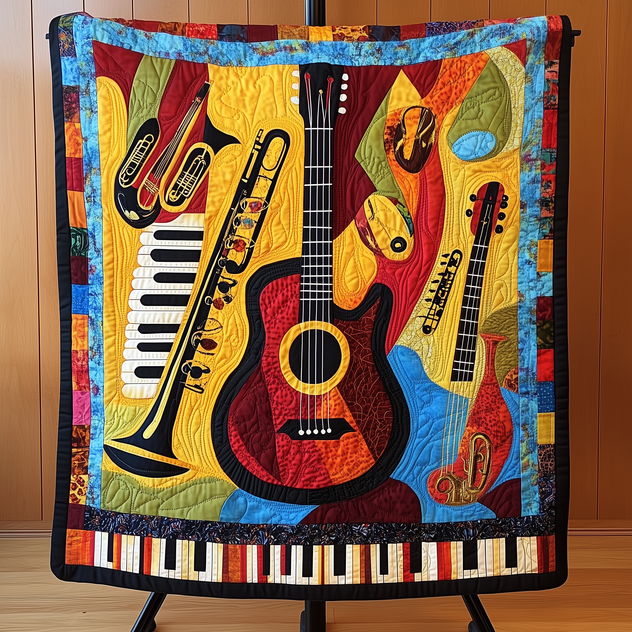 Music Symphony Quilted Blanket Feel the Luxury of a Blanket That Stands Out Music Symphony Quilted Blanket Feel the Luxury of a Blanket That Stands Out