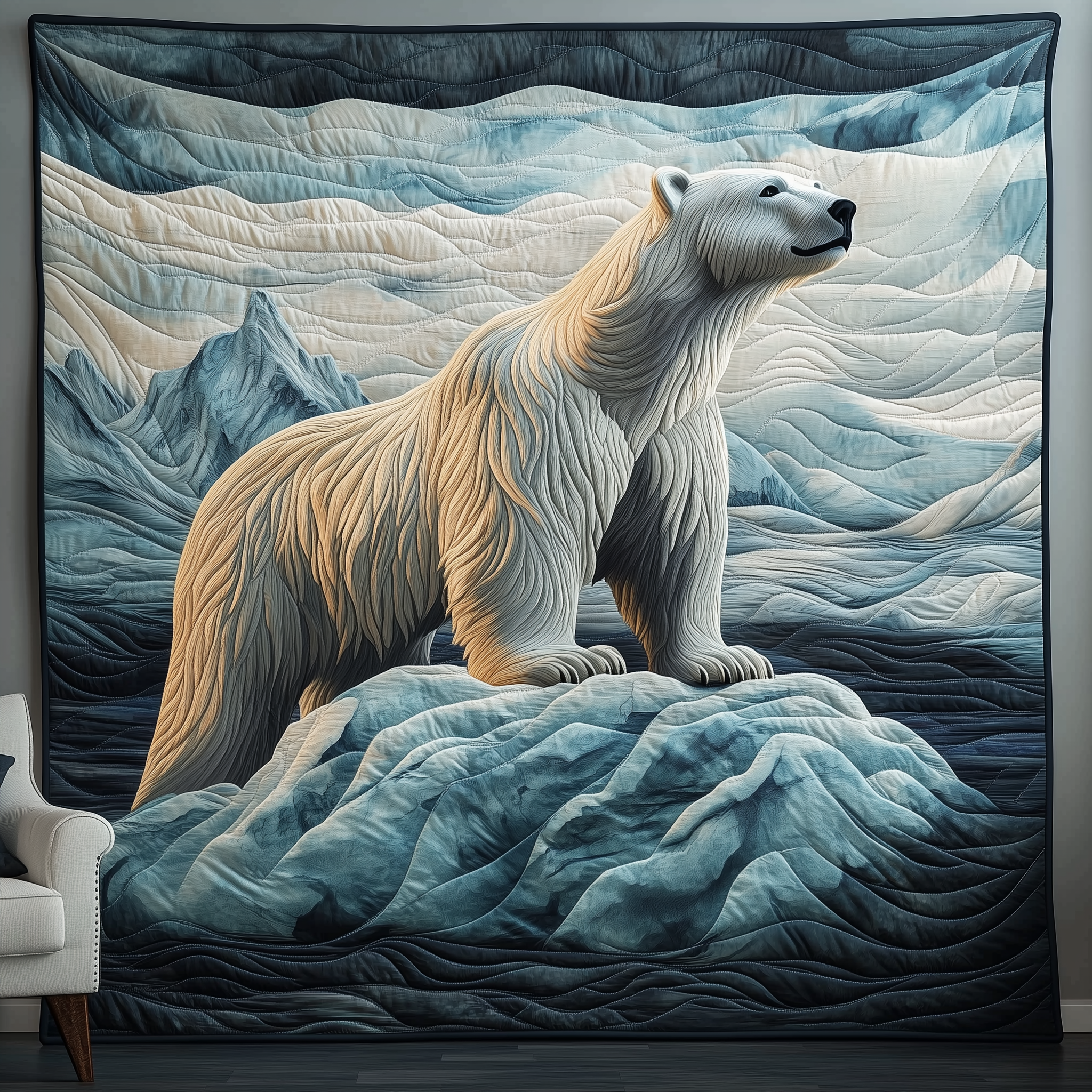 Mystic Ice Guardian Quilted Blanket Throw Blankets For Couch Good Gifts For Mom Birthday Mystic Ice Guardian Quilted Blanket Throw Blankets For Couch Good Gifts For Mom Birthday