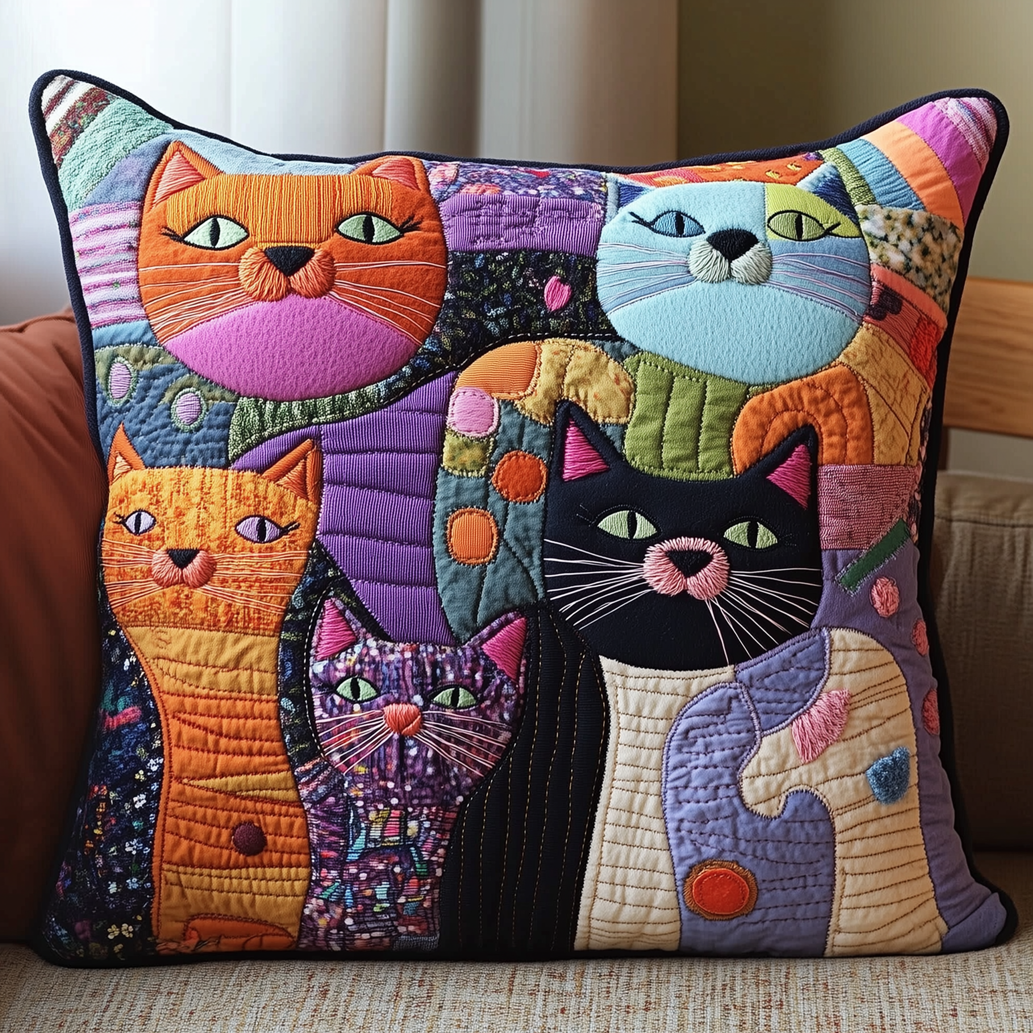 Mystic Odd Cats Quilted Pillow Case Sleep Soundly with a HighQuality Pillow Case Mystic Odd Cats Quilted Pillow Case Sleep Soundly with a HighQuality Pillow Case