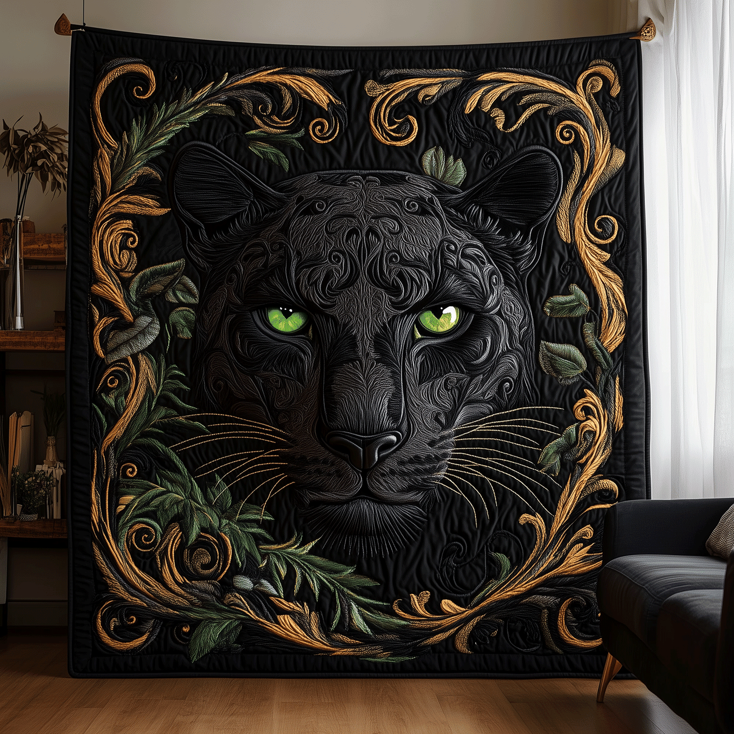Mystic Panther Quilted Blanket Daughter To Mum Gifts Mystic Panther Quilted Blanket Daughter To Mum Gifts