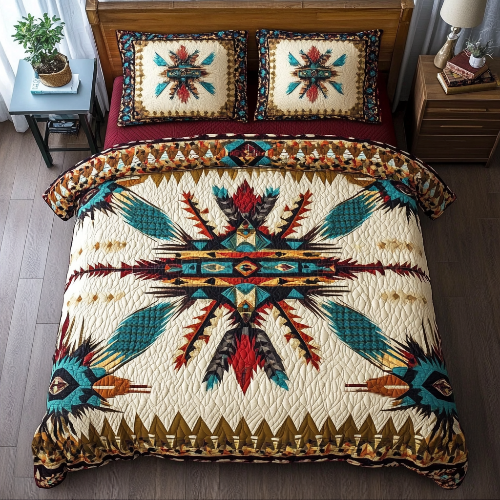 Mystic Pathways Quilted Bedding Set Native American Gift Shop Mystic Pathways Quilted Bedding Set Native American Gift Shop