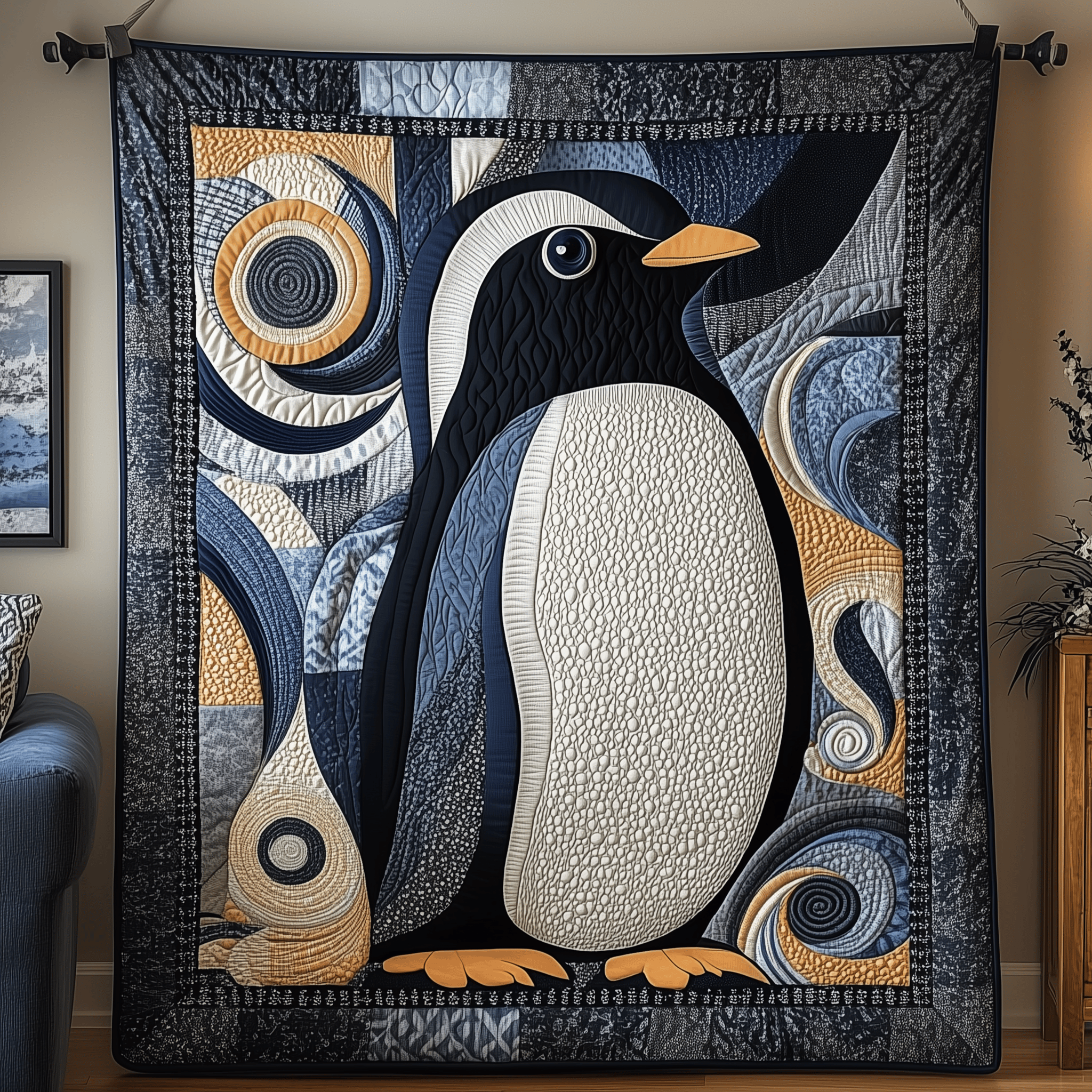 Mystique Penguin Quilted Blanket A Blanket for Every Season and Every Mood Mystique Penguin Quilted Blanket A Blanket for Every Season and Every Mood