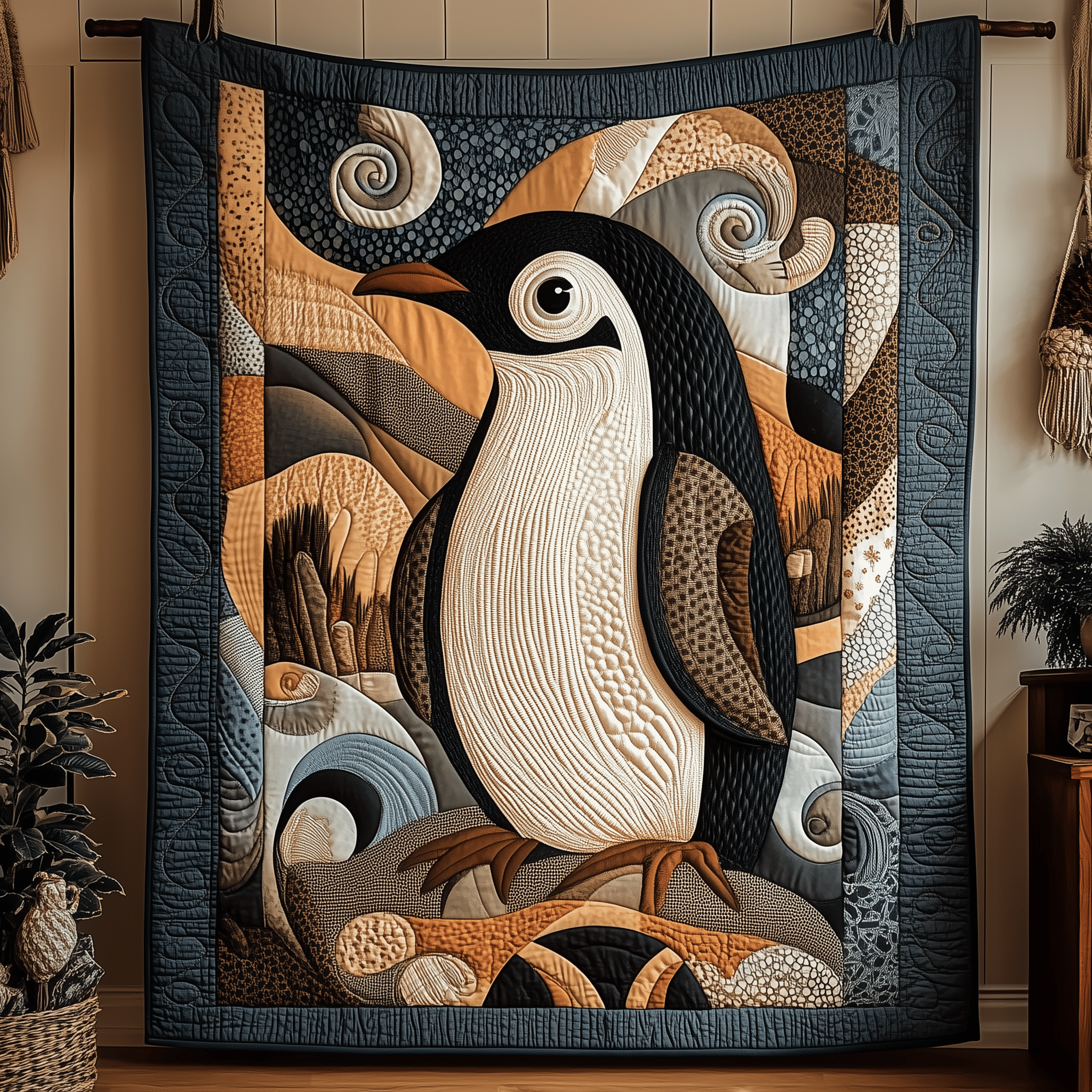 Mystique Penguin Quilted Blanket Feel Comfortable Indoors and Out with Our Multi-Use Blanket Mystique Penguin Quilted Blanket Feel Comfortable Indoors and Out with Our Multi-Use Blanket