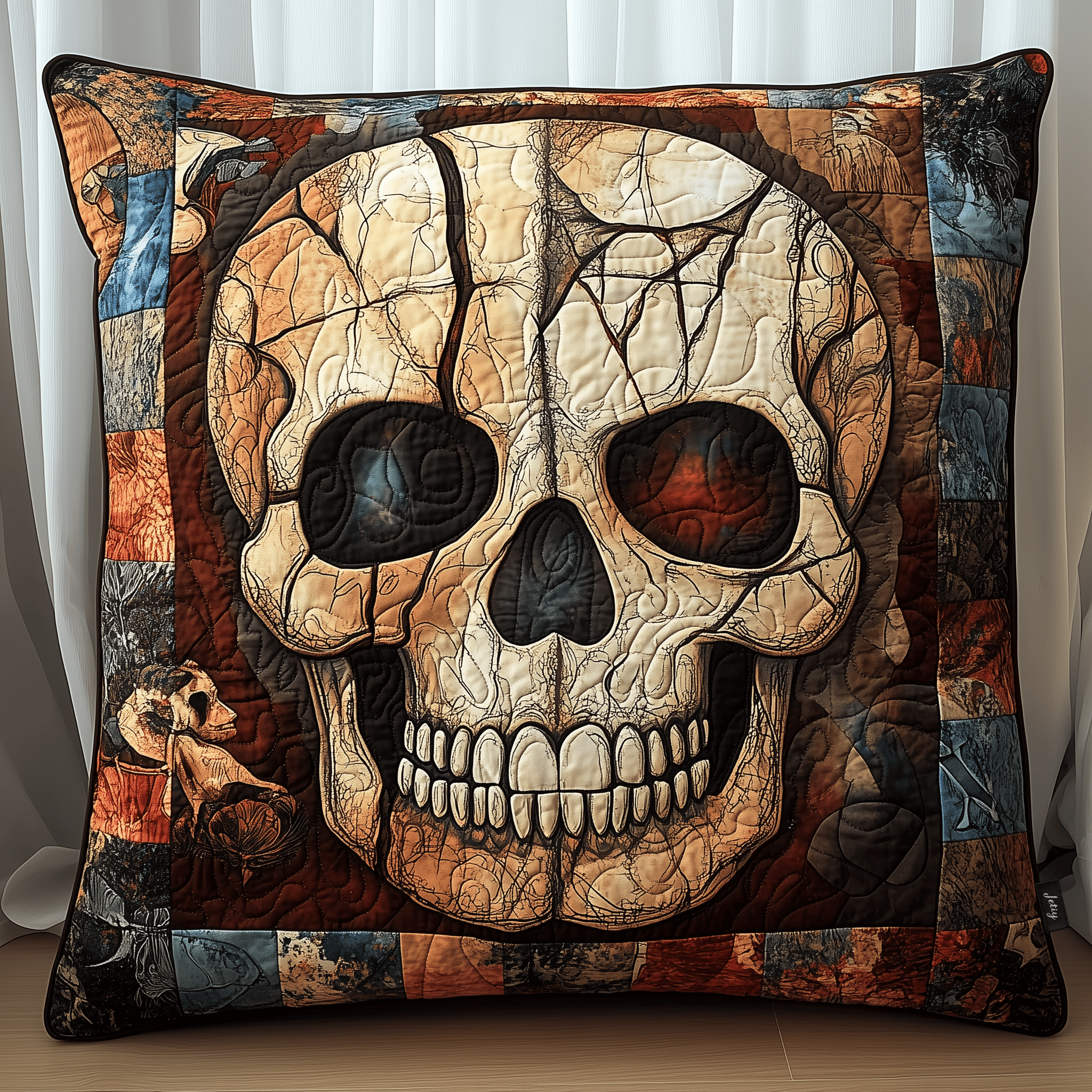 Mystique Solo Skull Quilted Pillow Case Cotton Comfort Meets Durability in Our Pillow Cases Mystique Solo Skull Quilted Pillow Case Cotton Comfort Meets Durability in Our Pillow Cases