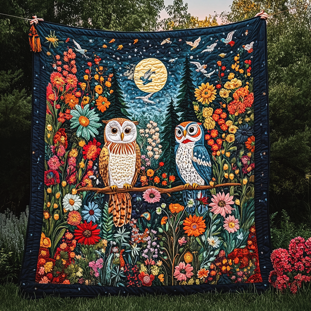 Mystique Wisdom Quilted Blanket Snuggle Up with a Blanket That Brings Everyone Closer Mystique Wisdom Quilted Blanket Snuggle Up with a Blanket That Brings Everyone Closer