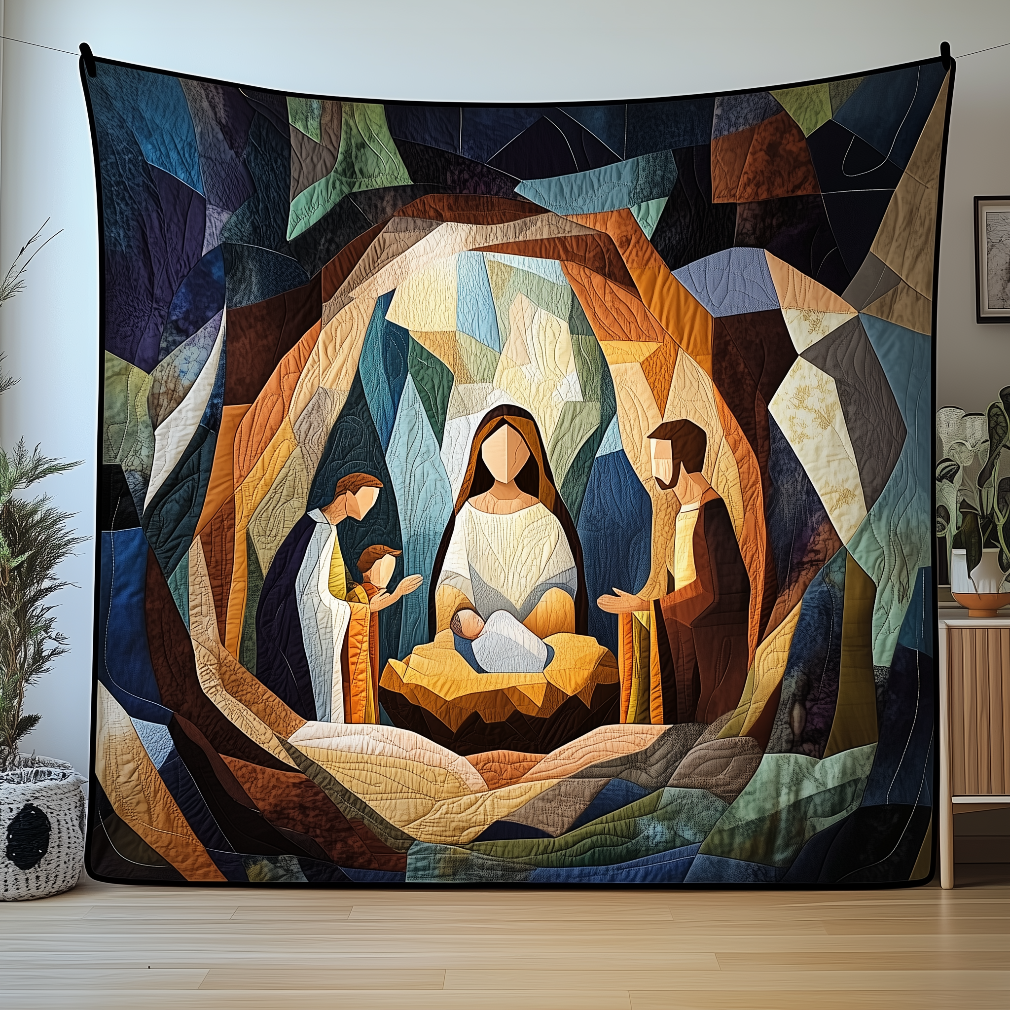 Nativity Quilted Blanket Feel At Ease with a Blanket That's Perfectly Practical Nativity Quilted Blanket Feel At Ease with a Blanket That's Perfectly Practical