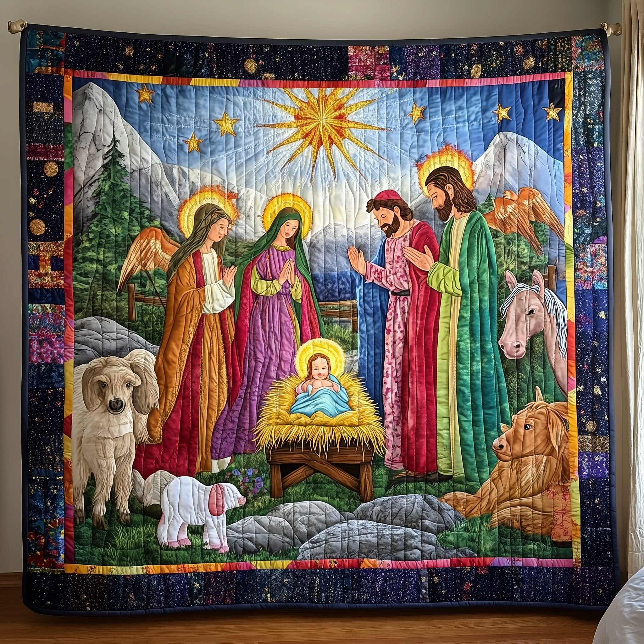 Nativity Scene Quilted Blanket Enjoy Every Moment with a Blanket That Works Anywhere Nativity Scene Quilted Blanket Enjoy Every Moment with a Blanket That Works Anywhere