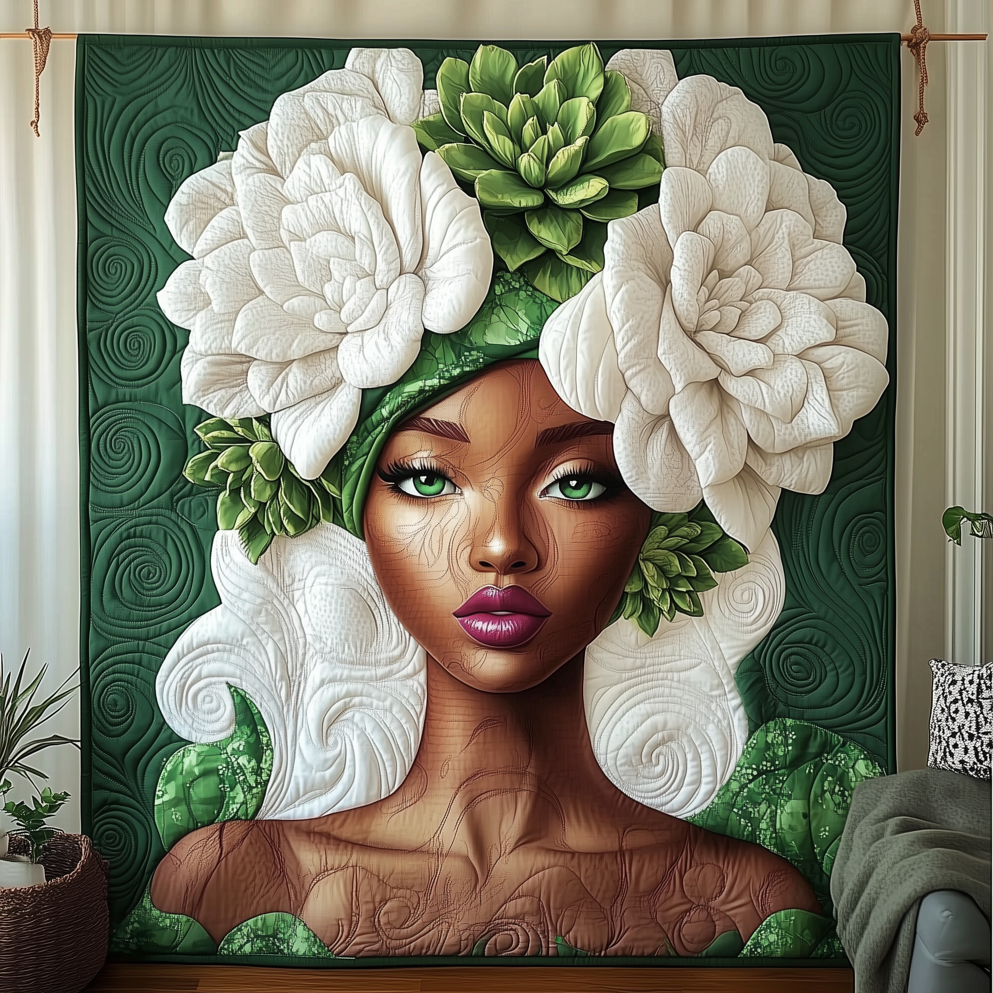 Natural Lady Quilted Blanket Unique Throw Blanket Item Merch African American Black History Month Gifts For Friends Natural Lady Quilted Blanket Unique Throw Blanket Item Merch African American Black History Month Gifts For Friends