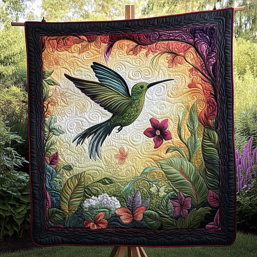 Nectar Glider Quilted Blanket Hummingbird Gifts For Her Nectar Glider Quilted Blanket Hummingbird Gifts For Her