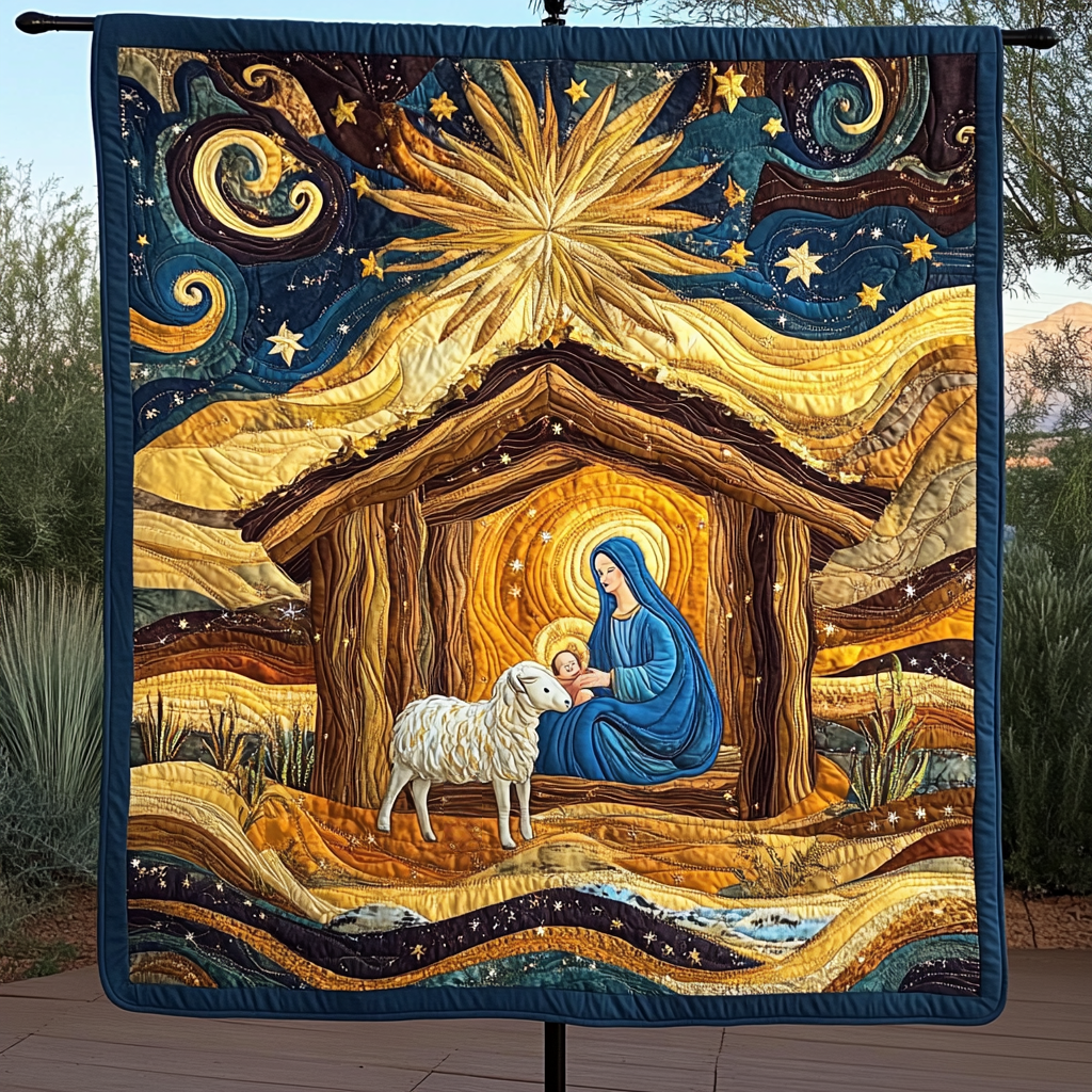 Night of Hope Quilted Blanket Christmas Presents For Dad Night of Hope Quilted Blanket Christmas Presents For Dad