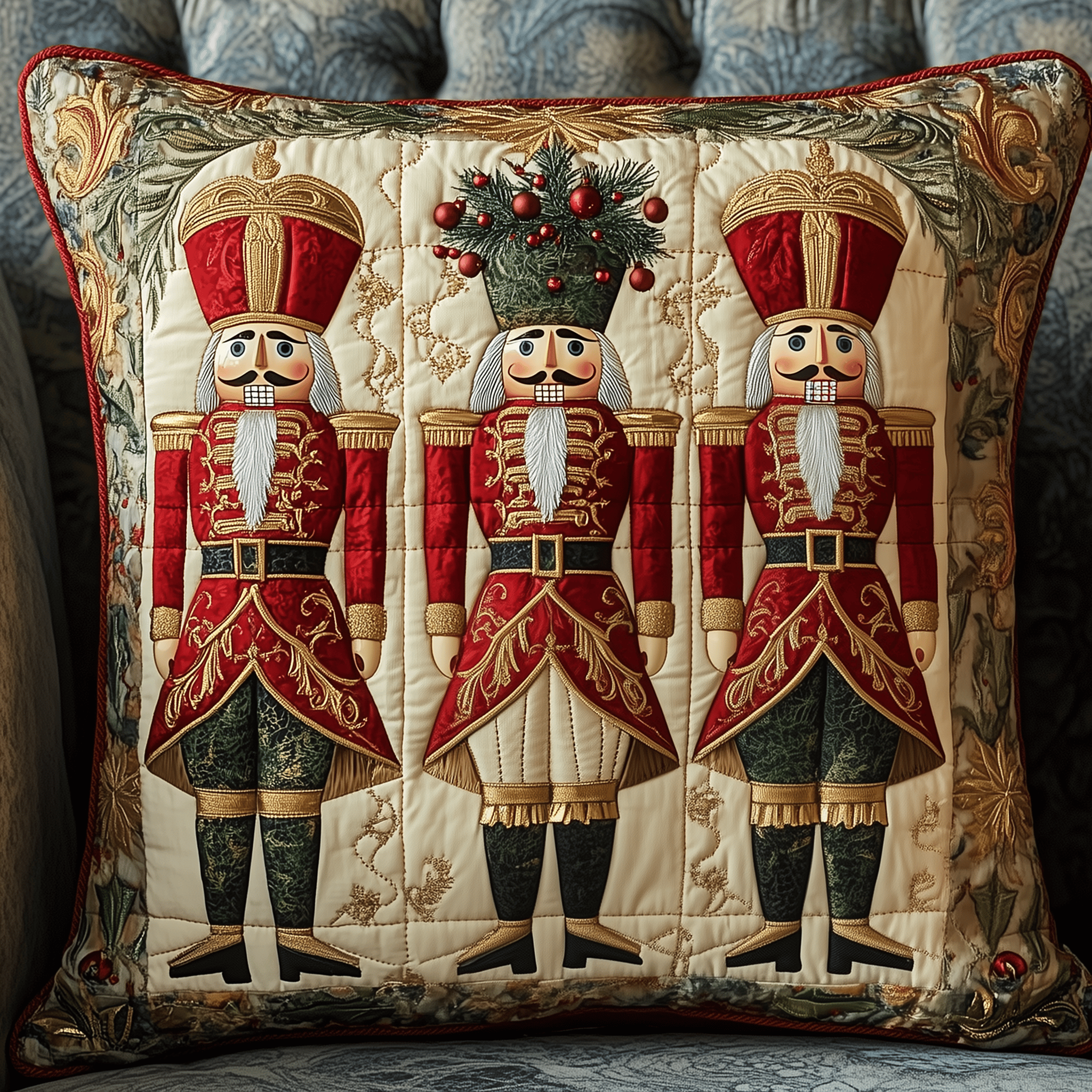 Nutcracker Quilted Pillow Case A Pillow Case That Shields and Shines Nutcracker Quilted Pillow Case A Pillow Case That Shields and Shines