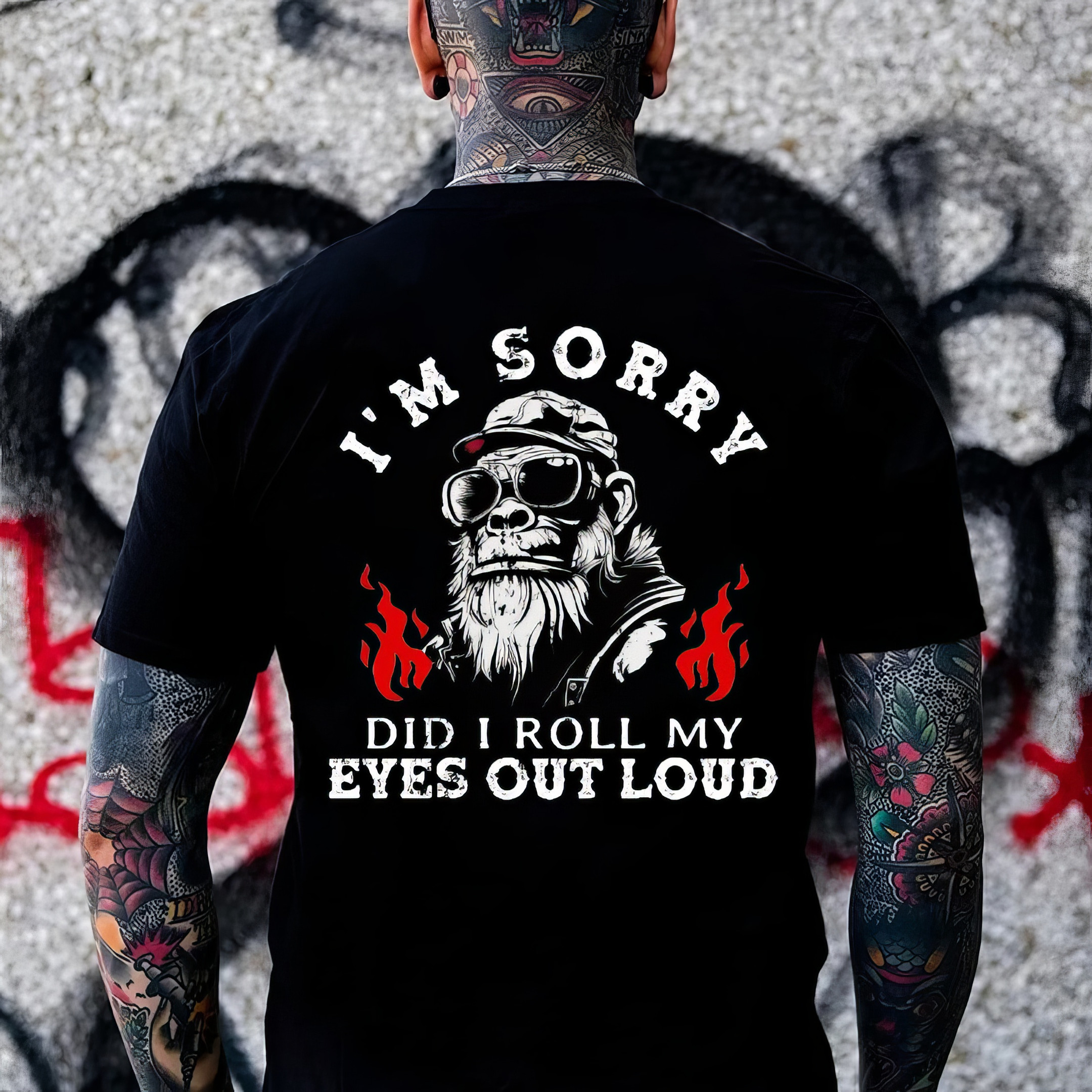 Old Monkey I'M Sorry Did I Roll My Eyes Out Loud T-Shirt Cool Gifts For Dad Old Monkey I'M Sorry Did I Roll My Eyes Out Loud T-Shirt Cool Gifts For Dad
