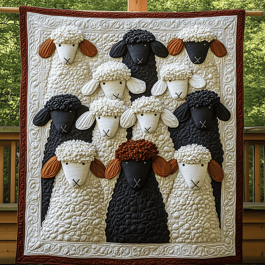 Pasture Dreams Quilted Blanket Gifts With Sheep On Them Pasture Dreams Quilted Blanket Gifts With Sheep On Them