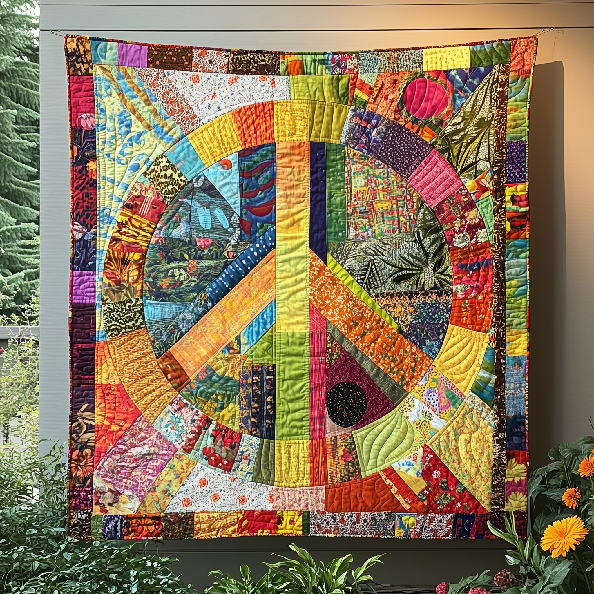 Peace Sign Quilted Blanket Sofa Throw Blanket Items Best Gifts For New Moms Peace Sign Quilted Blanket Sofa Throw Blanket Items Best Gifts For New Moms