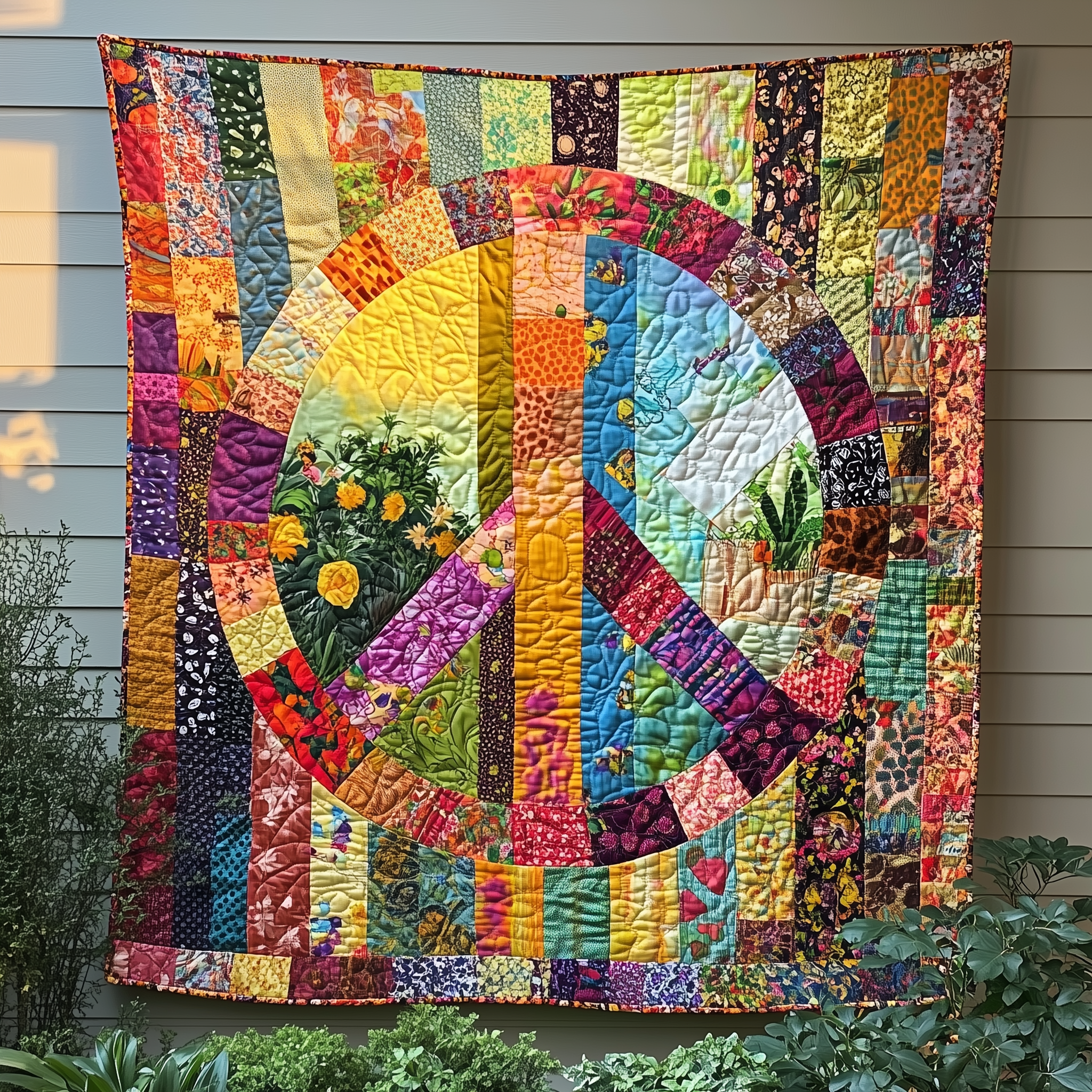 Peace Sign Quilted Blanket Sofa Throw Blanket Items Best Mothers Day Gifts Peace Sign Quilted Blanket Sofa Throw Blanket Items Best Mothers Day Gifts