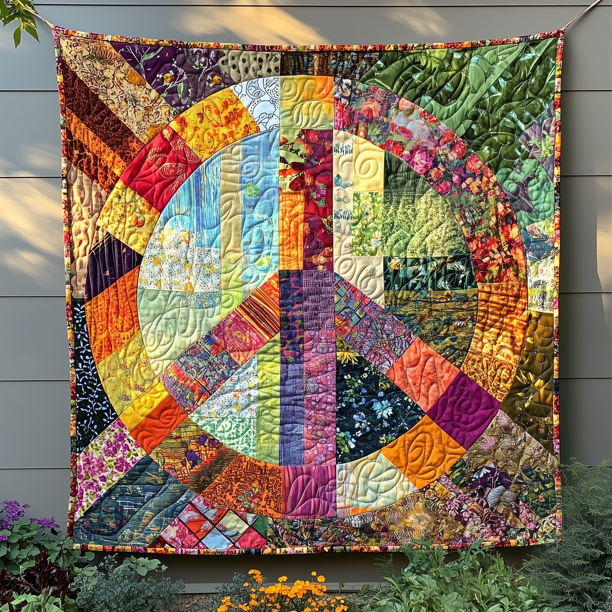 Peace Sign Quilted Blanket Sofa Throw Blanket Items Unique Mother's Day Gifts Peace Sign Quilted Blanket Sofa Throw Blanket Items Unique Mother's Day Gifts