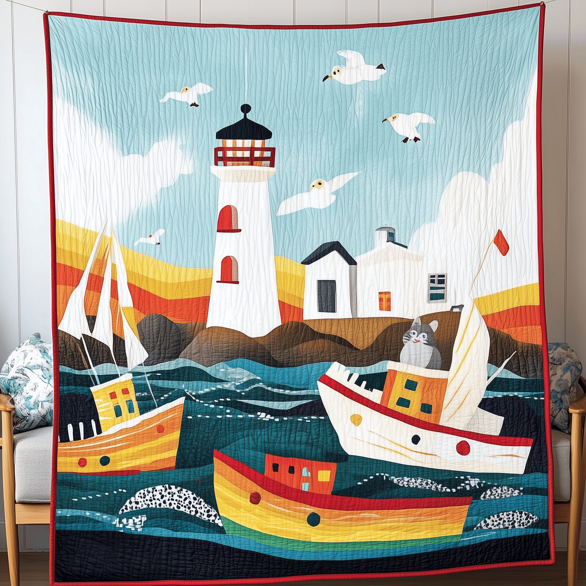 Peaceful Coastal Quilted Blanket Feel Like Royalty with a Blanket Fit for Kings Peaceful Coastal Quilted Blanket Feel Like Royalty with a Blanket Fit for Kings
