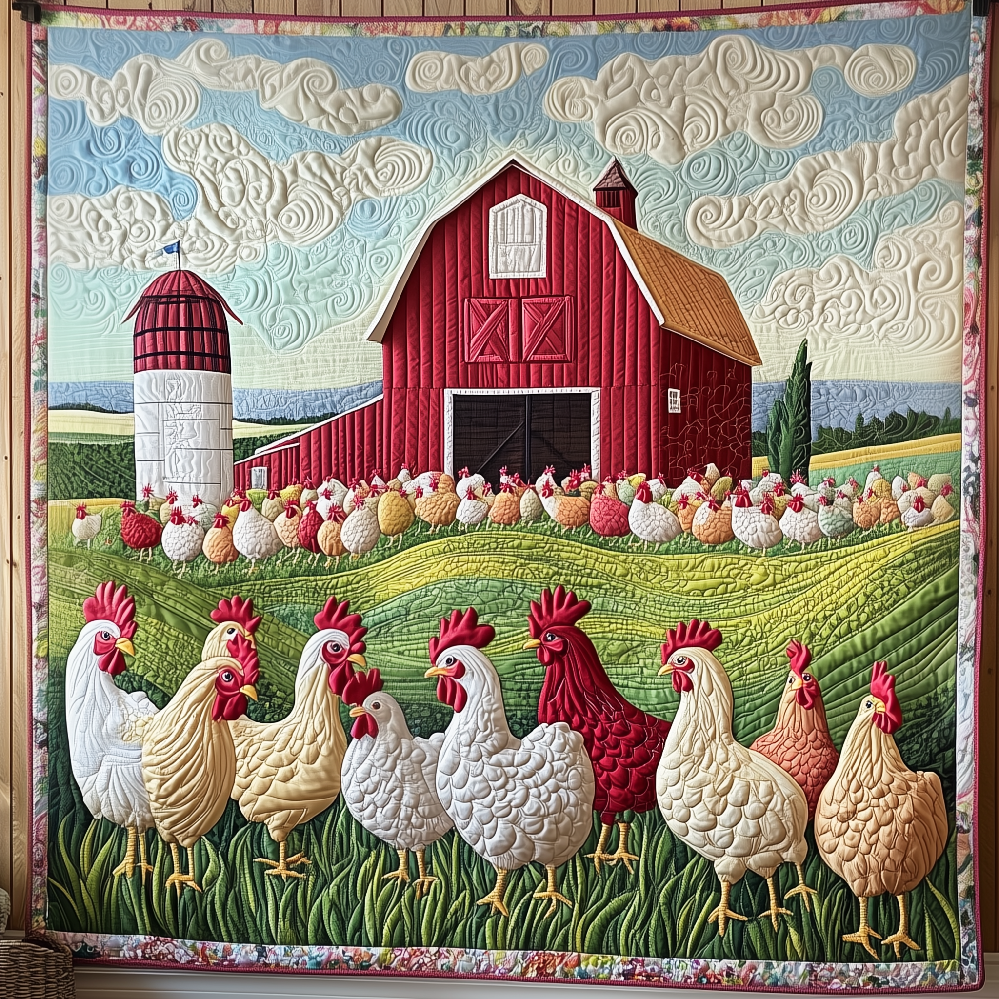 Peaceful Farmhouse Quilted Blanket Create Warm Memories with Our Blanket for All Ages Peaceful Farmhouse Quilted Blanket Create Warm Memories with Our Blanket for All Ages