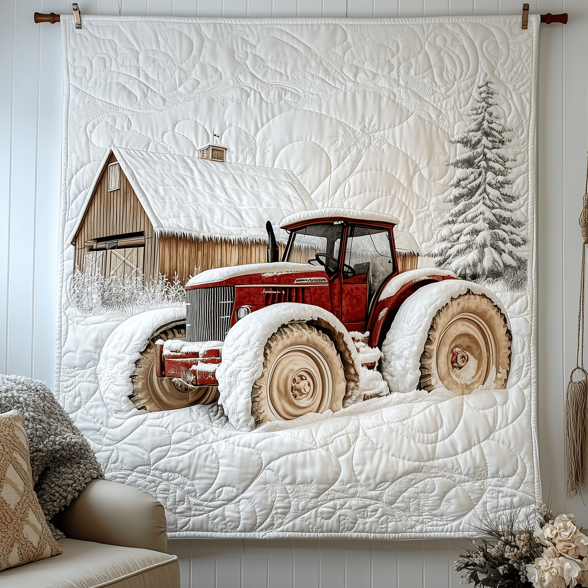 Peaceful Farmhouse Quilted Blanket Feel the Magic of Family Time with a Blanket That Fits All Peaceful Farmhouse Quilted Blanket Feel the Magic of Family Time with a Blanket That Fits All