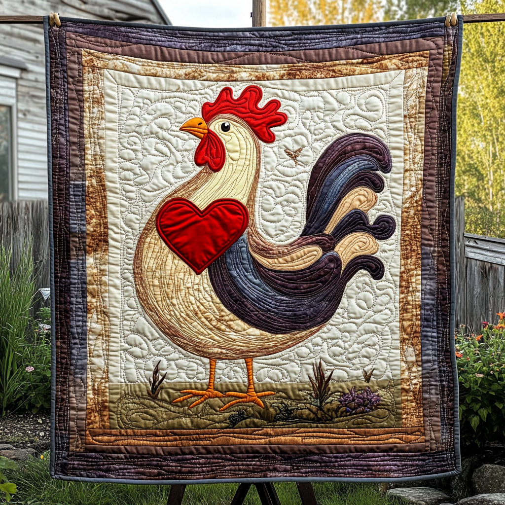 Peck And Patter Quilted Blanket Chicken Lover Gifts Peck And Patter Quilted Blanket Chicken Lover Gifts