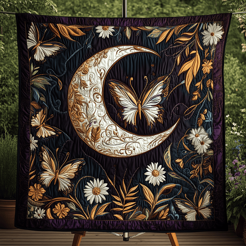 Petal Flutter Quilted Blanket Butterfly Gifts For Her Petal Flutter Quilted Blanket Butterfly Gifts For Her