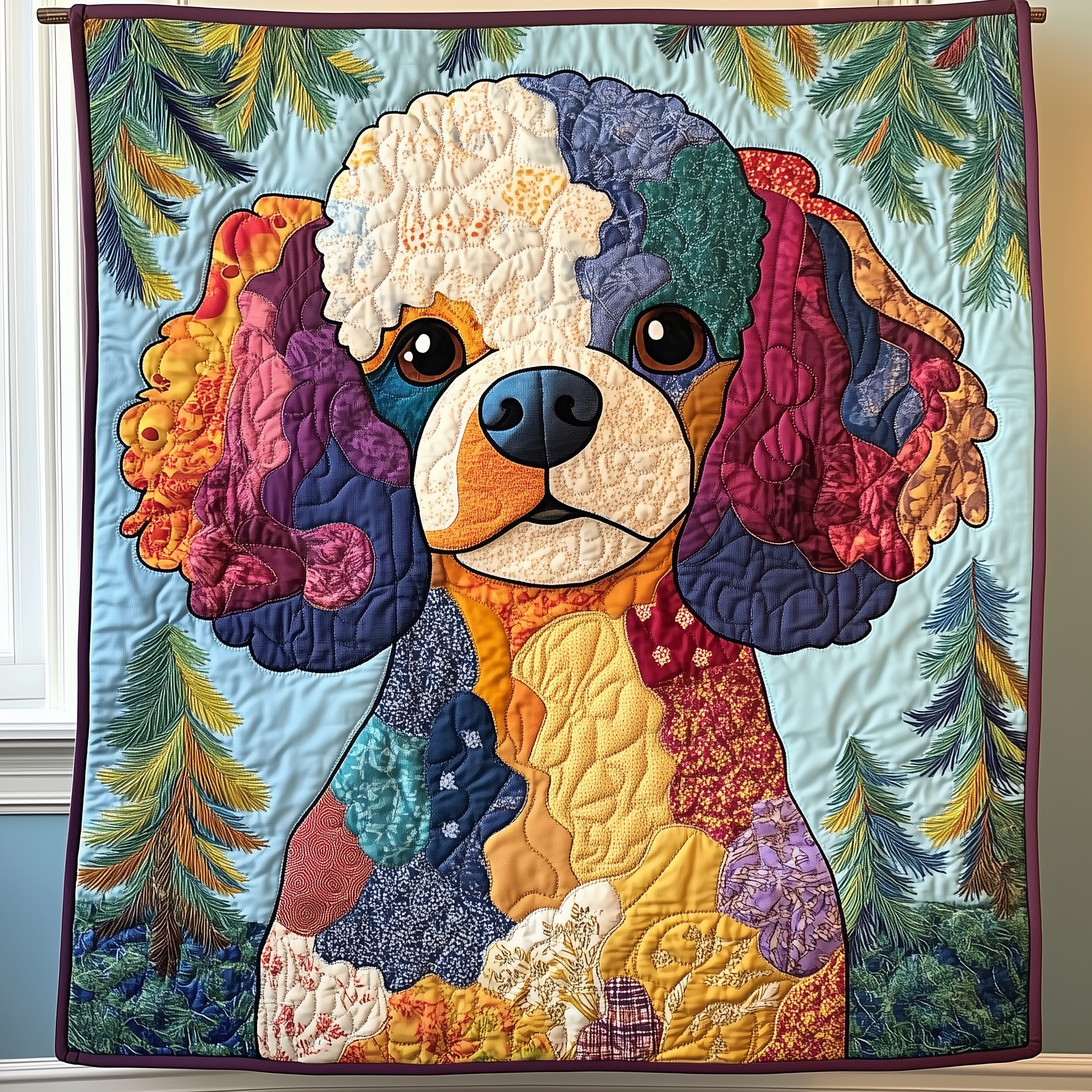 Poodle Quilted Blanket Feel the Heart of Home with a Blanket That Embraces All Poodle Quilted Blanket Feel the Heart of Home with a Blanket That Embraces All
