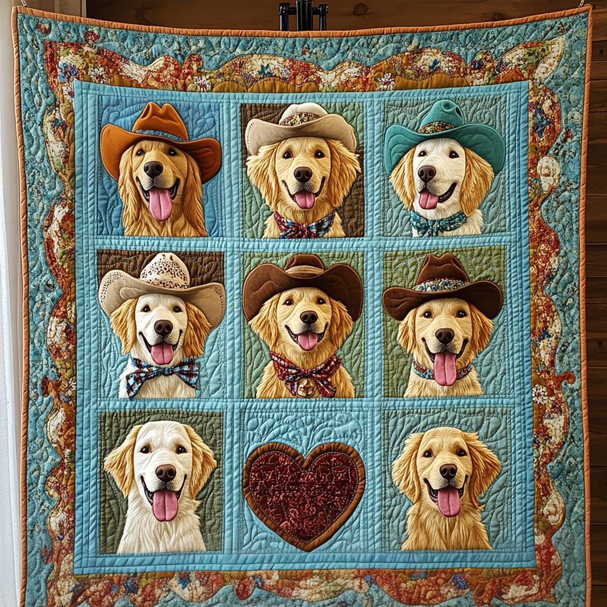 Prairie Gold Quilted Blanket Cowboy Related Gifts Prairie Gold Quilted Blanket Cowboy Related Gifts