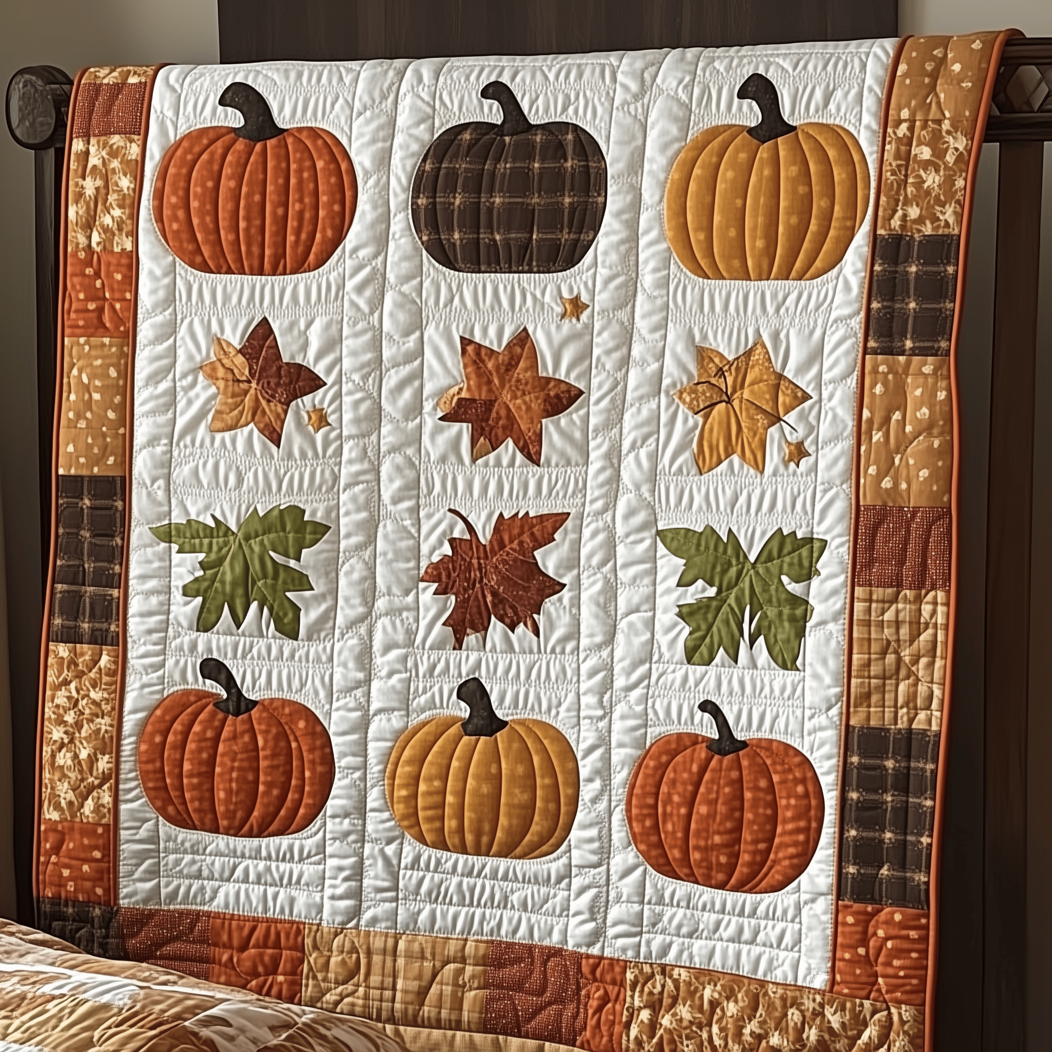 Pumpkin Quilted Blanket Feel Comfortable Indoors and Out with Our Multi-Use Blanket Pumpkin Quilted Blanket Feel Comfortable Indoors and Out with Our Multi-Use Blanket