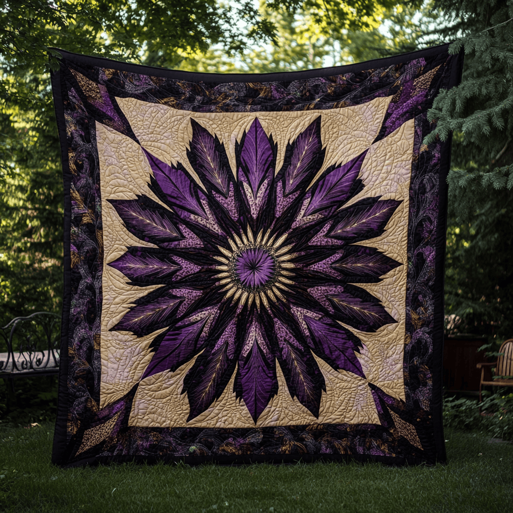Purple Blooming Mystery Quilted Blanket Experience True Personal Comfort with Our Blanket Purple Blooming Mystery Quilted Blanket Experience True Personal Comfort with Our Blanket