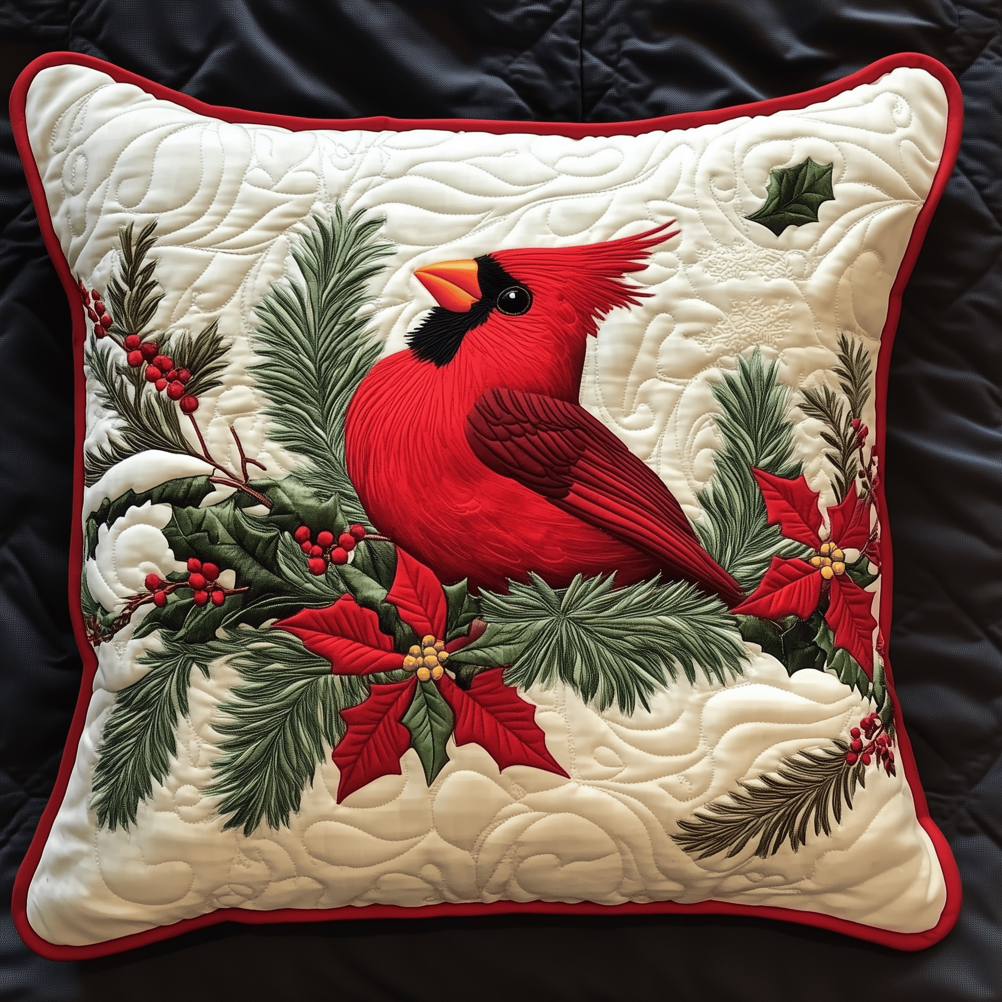 Red Cardinal Quilted Pillow Case Start and End Your Day with Pillow Cases You Love Red Cardinal Quilted Pillow Case Start and End Your Day with Pillow Cases You Love