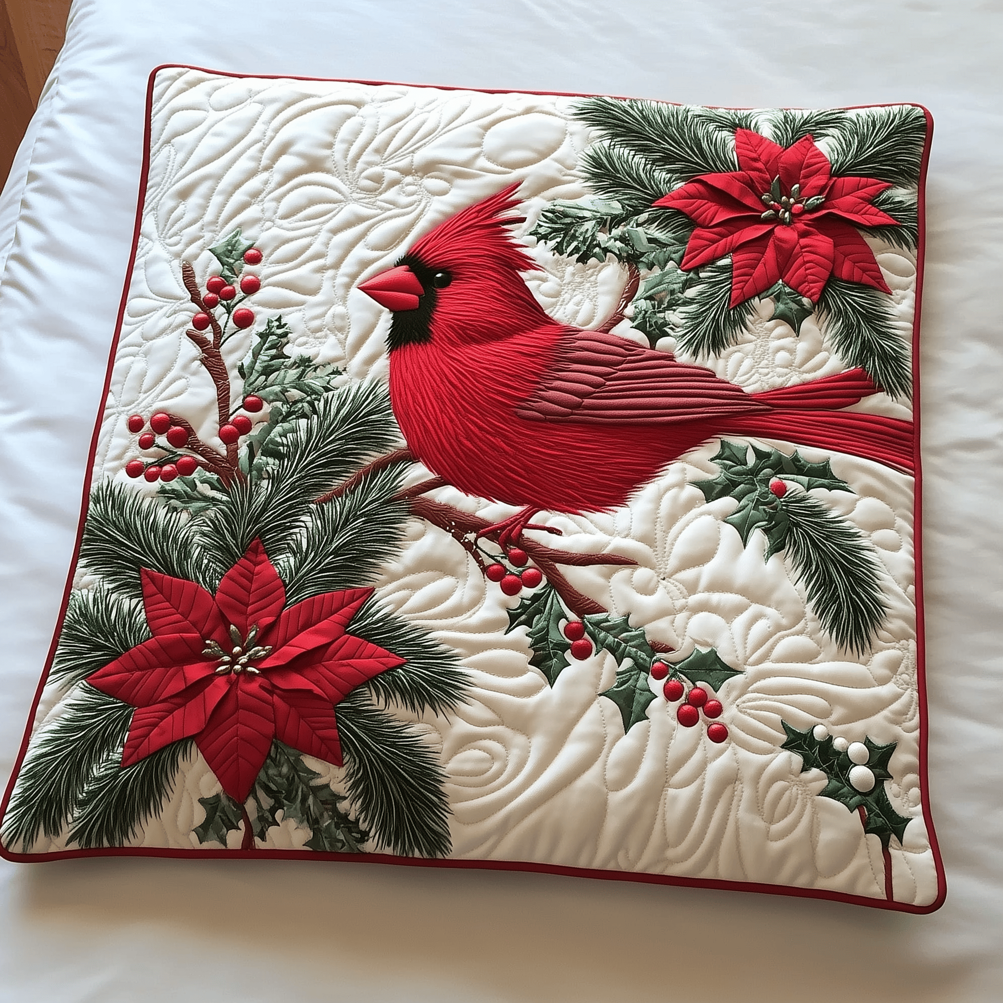 Red Cardinal Quilted Pillow Case Upgrade Your Bedroom Decor with Trendy Pillow Cases Red Cardinal Quilted Pillow Case Upgrade Your Bedroom Decor with Trendy Pillow Cases