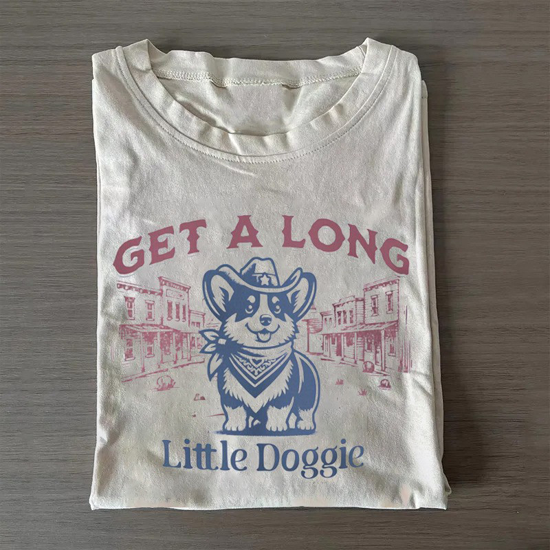 Retro Corgi T-Shirt Get A Long Little Doggie Shirt Best Father'S Day Gifts Retro Corgi T-Shirt Get A Long Little Doggie Shirt Best Father'S Day Gifts
