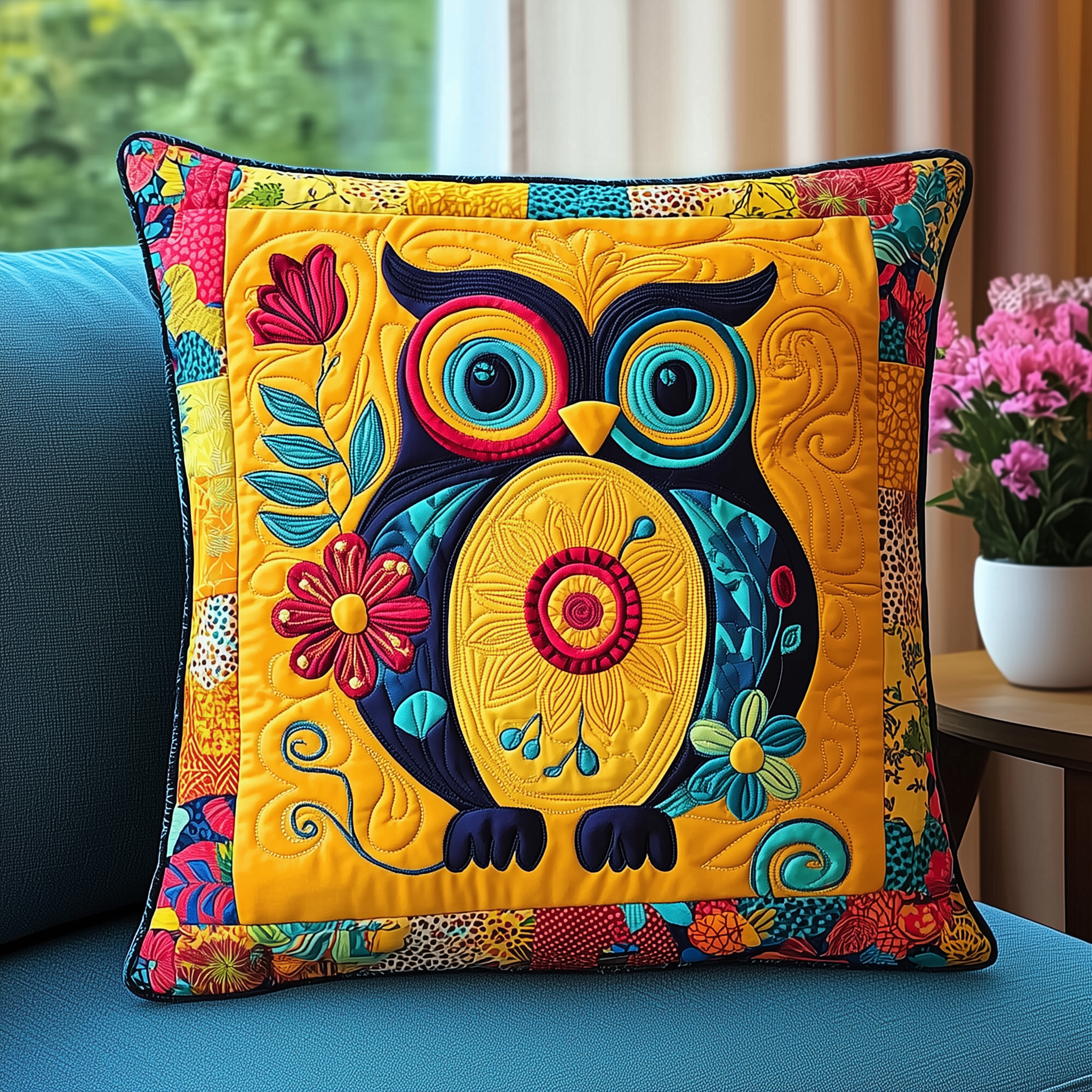 Retro Owl Quilted Pillow Case Rest Easy Every Night with Durable and Soft Pillow Cases Retro Owl Quilted Pillow Case Rest Easy Every Night with Durable and Soft Pillow Cases