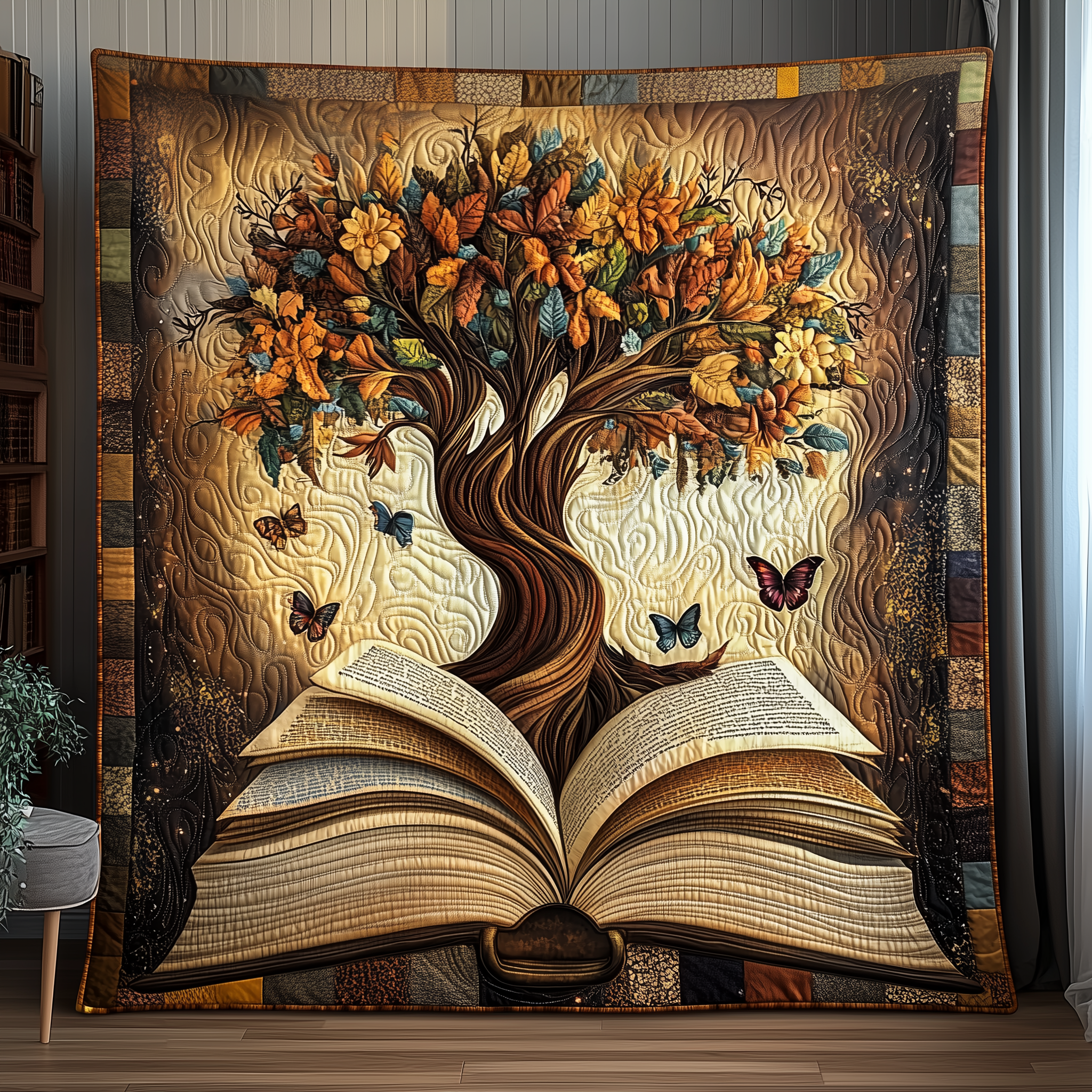 Roots of Wisdom Quilted Blanket Sofa Throw Blanket Items Mother Daughter Gifts Roots of Wisdom Quilted Blanket Sofa Throw Blanket Items Mother Daughter Gifts