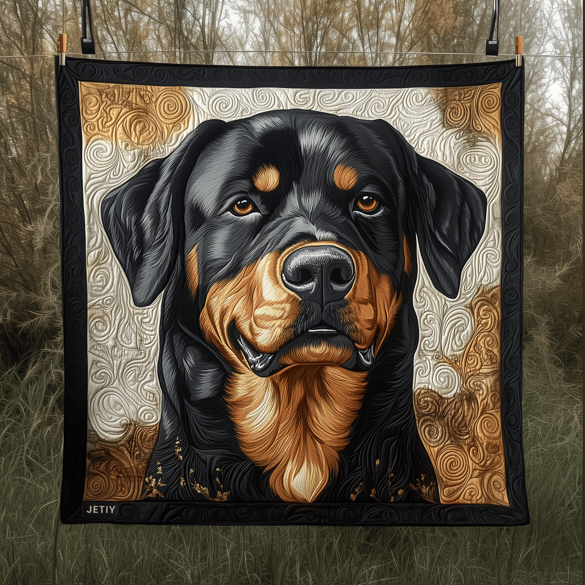 Rottweiler Quilted Blanket Perfect for All Seasons: A Blanket You'll Always Need Rottweiler Quilted Blanket Perfect for All Seasons: A Blanket You'll Always Need