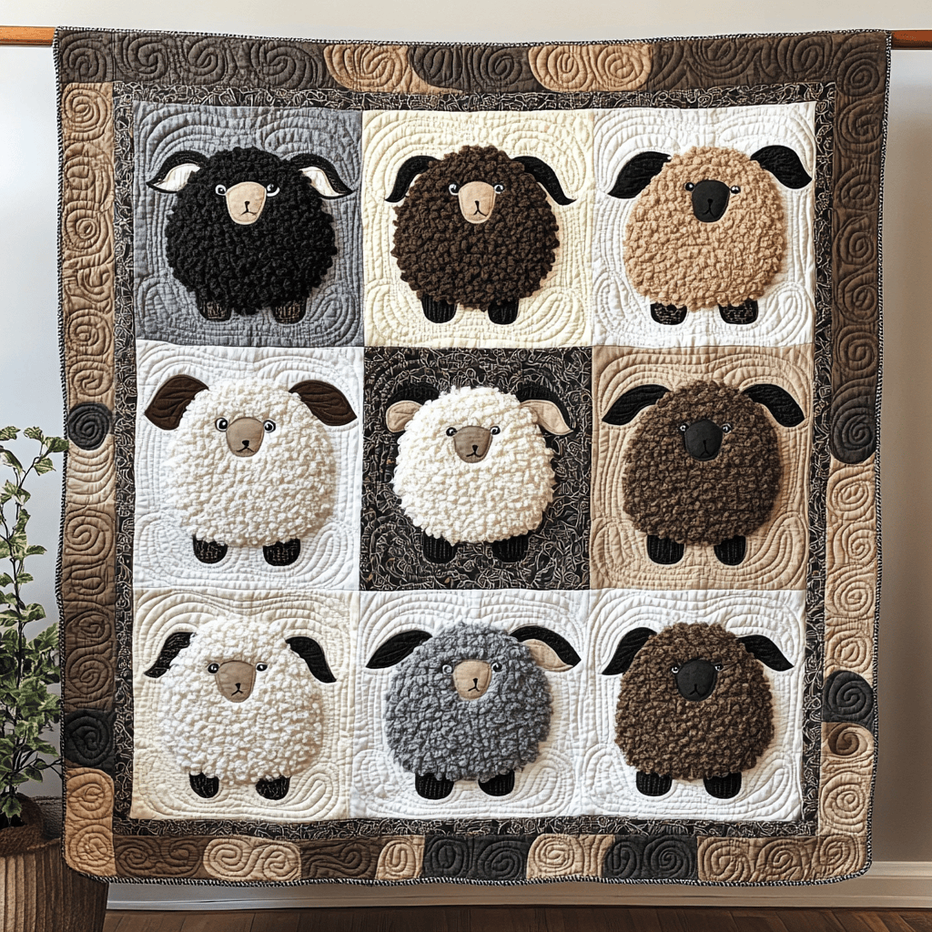 Rustic Sheep Quilted Blanket Feel Inspired by a Blanket That's Anything But Ordinary Rustic Sheep Quilted Blanket Feel Inspired by a Blanket That's Anything But Ordinary