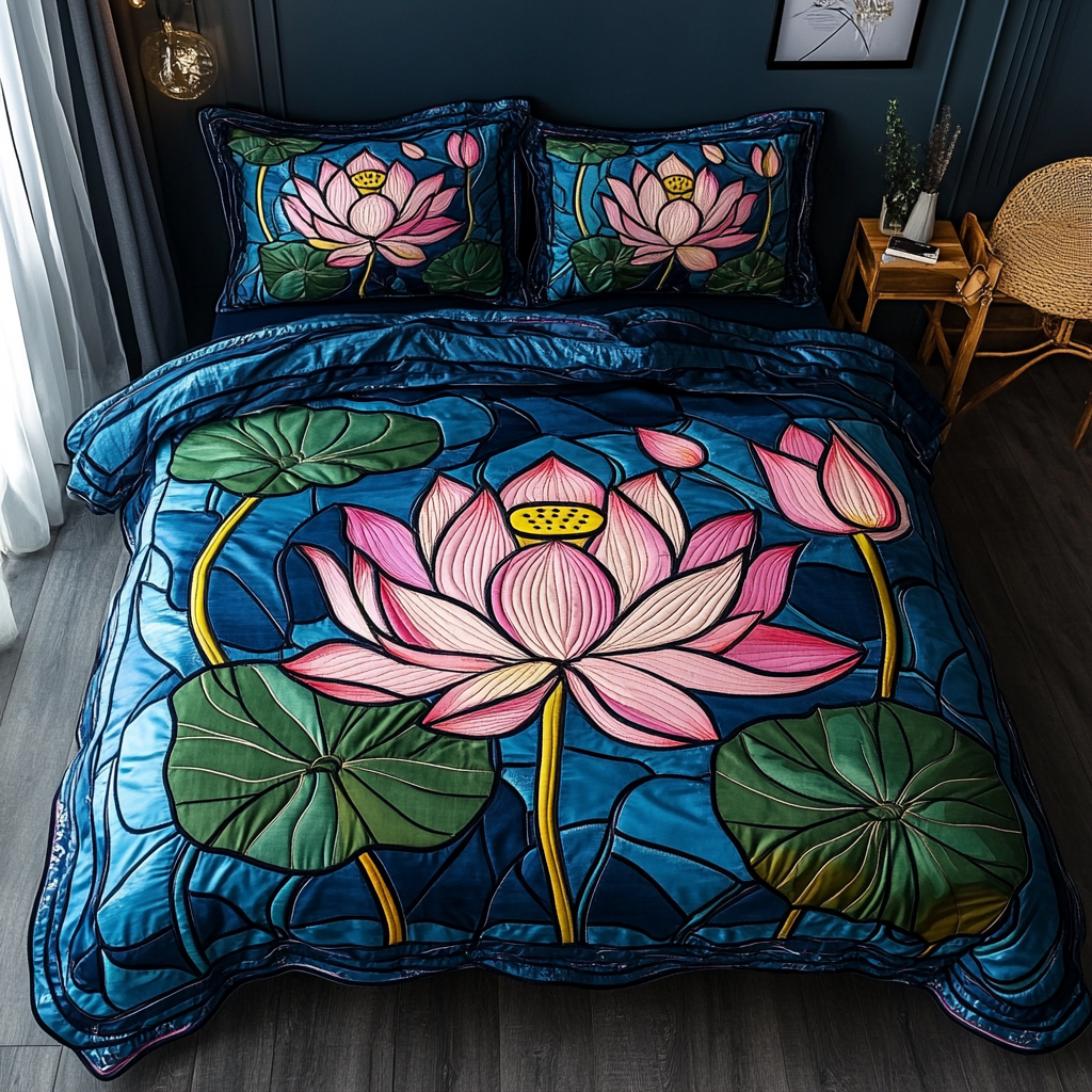 Sacred Bloom Quilted Bedding Set Flower Arrangement Ideas Sacred Bloom Quilted Bedding Set Flower Arrangement Ideas