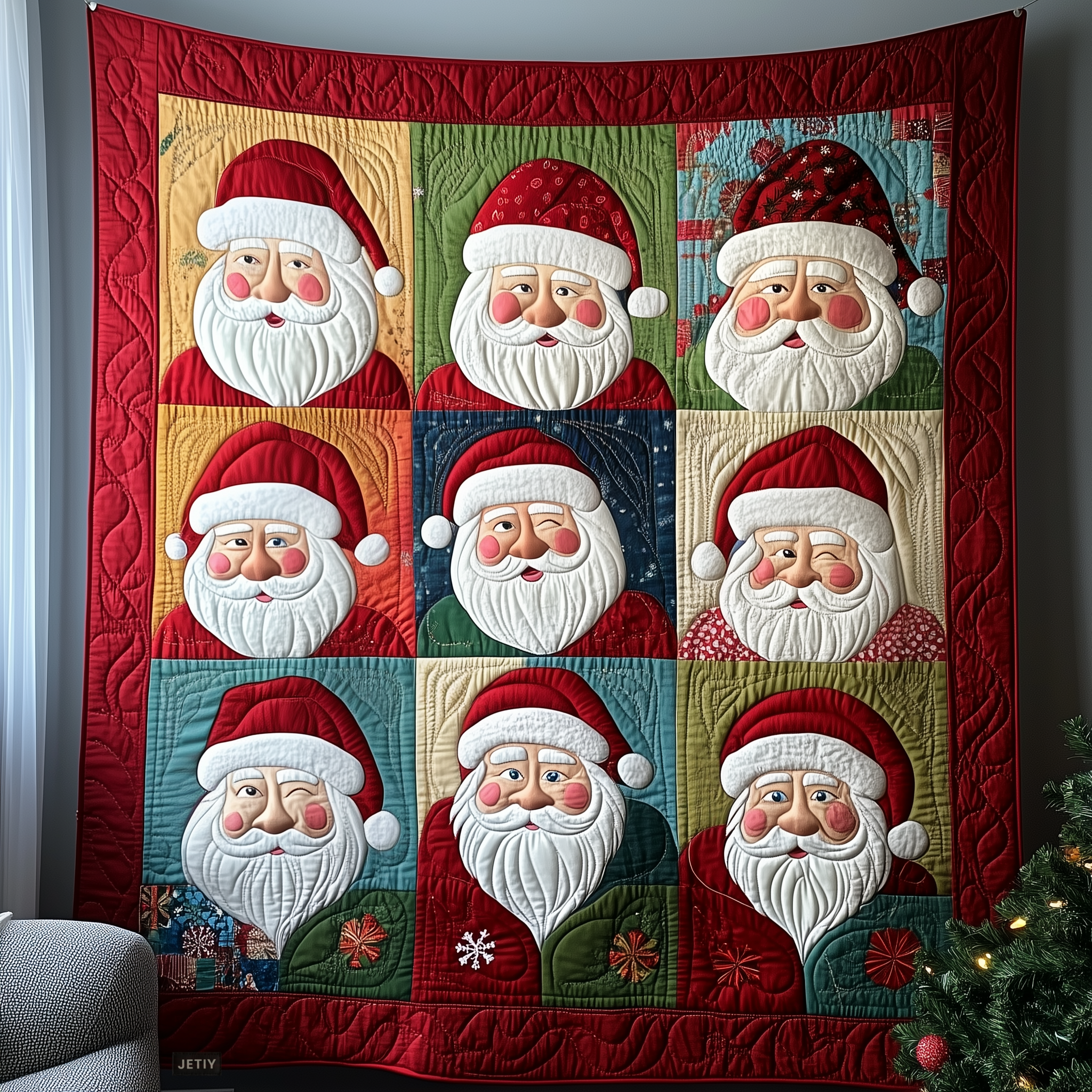 Santa Claus Quilted Blanket Enjoy Tailored Comfort with Our Exclusive Blanket Santa Claus Quilted Blanket Enjoy Tailored Comfort with Our Exclusive Blanket
