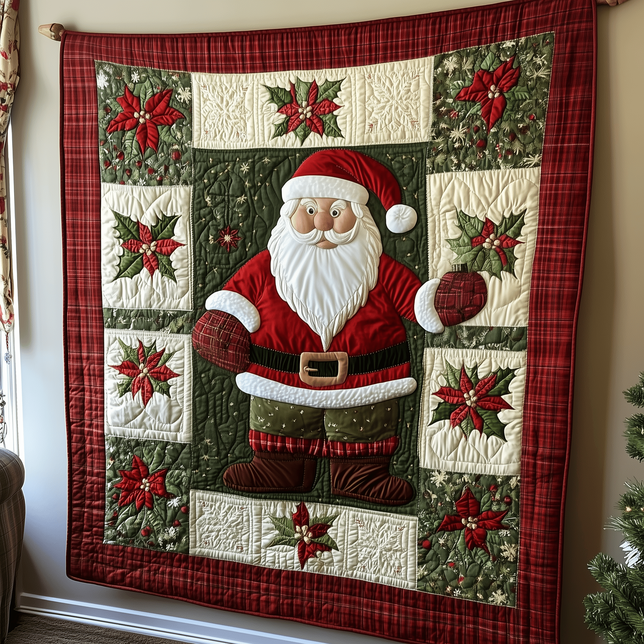 Santa Claus Quilted Blanket Feel At Ease with a Blanket That's Perfectly Practical Santa Claus Quilted Blanket Feel At Ease with a Blanket That's Perfectly Practical