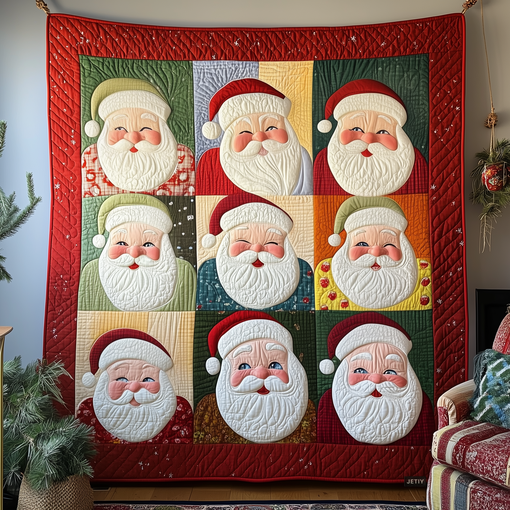 Santa Claus Quilted Blanket Feel Like Royalty with a Blanket Fit for Kings Santa Claus Quilted Blanket Feel Like Royalty with a Blanket Fit for Kings