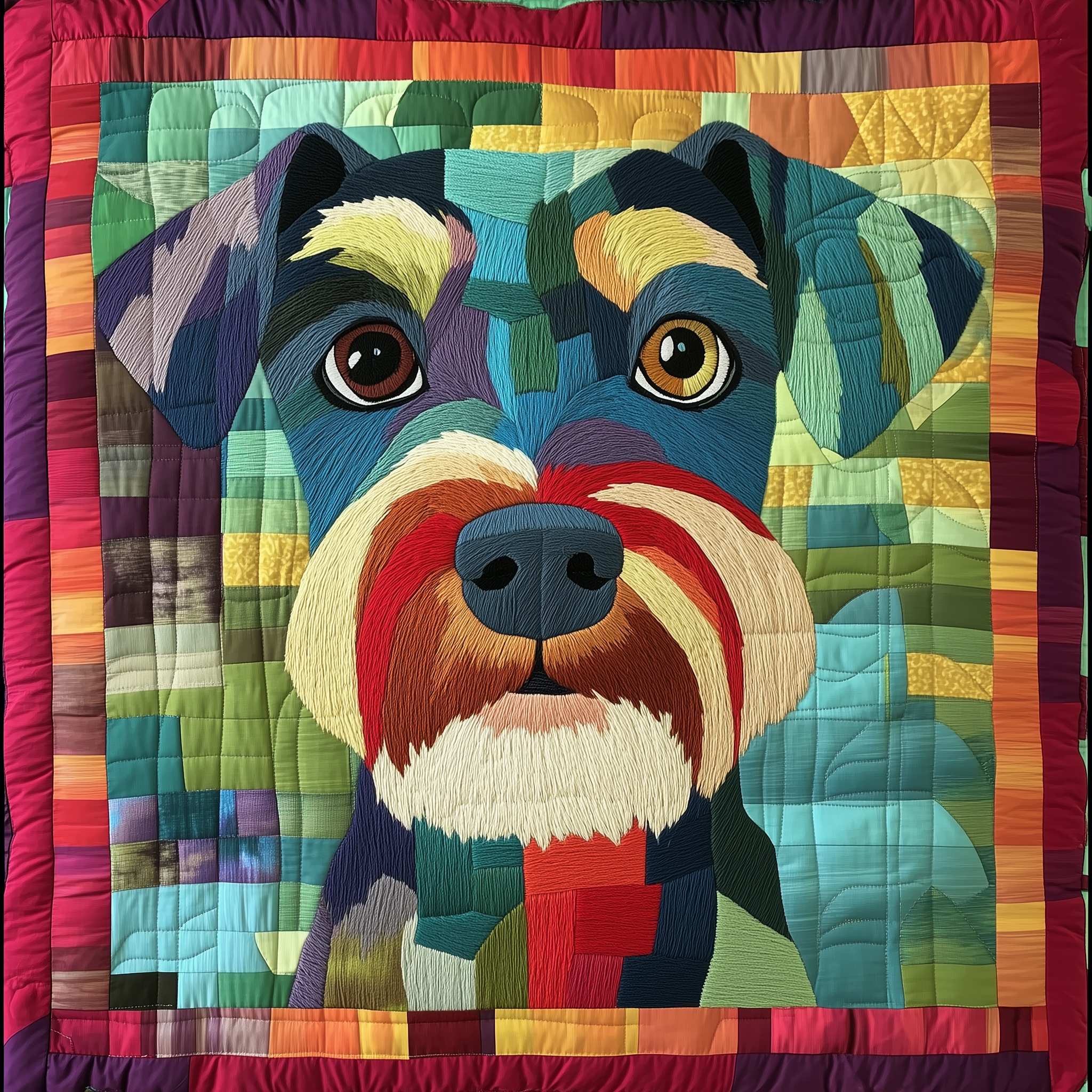 Schnauzer Quilted Blanket Feel the Joy of Togetherness with Our Cozy Blanket Schnauzer Quilted Blanket Feel the Joy of Togetherness with Our Cozy Blanket