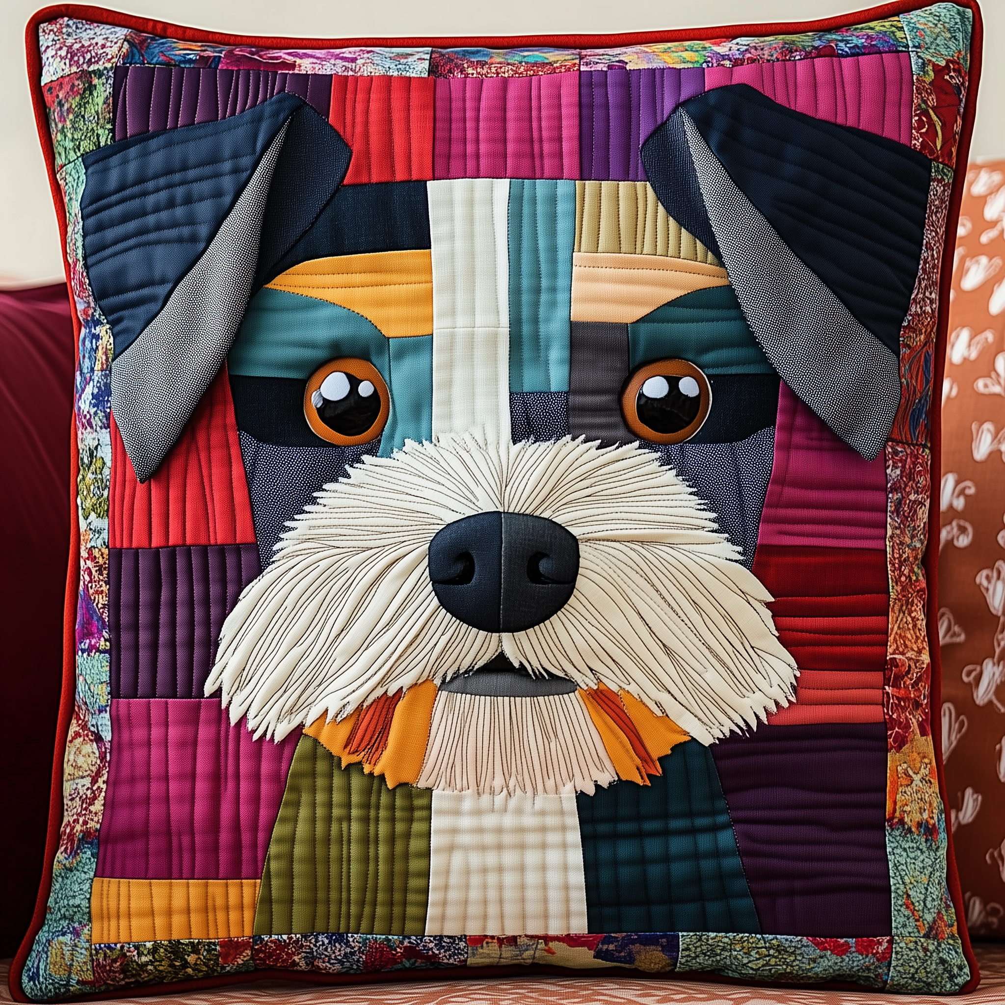 Schnauzer Quilted Pillow Case FamilyFriendly Pillow Cases for Every Bedroom Schnauzer Quilted Pillow Case FamilyFriendly Pillow Cases for Every Bedroom
